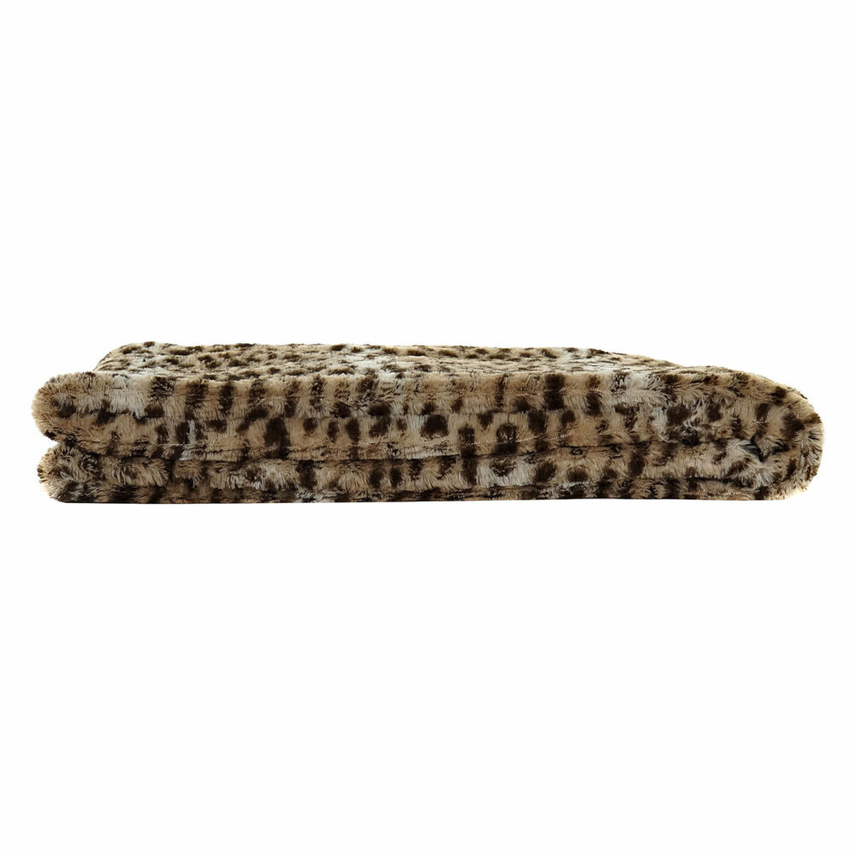 Filt DKD Home Decor Wild Svart Orange (130 x 170 x 2 cm) - 2