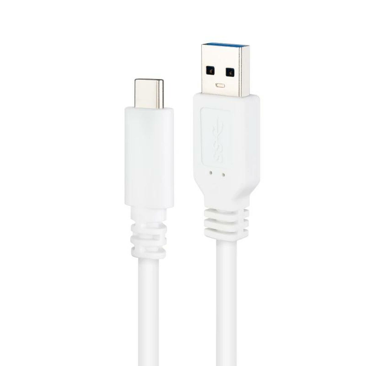 USB-C-kabel till USB NANOCABLE 10.01.4000-W Vit 50 cm (1 antal) - 2
