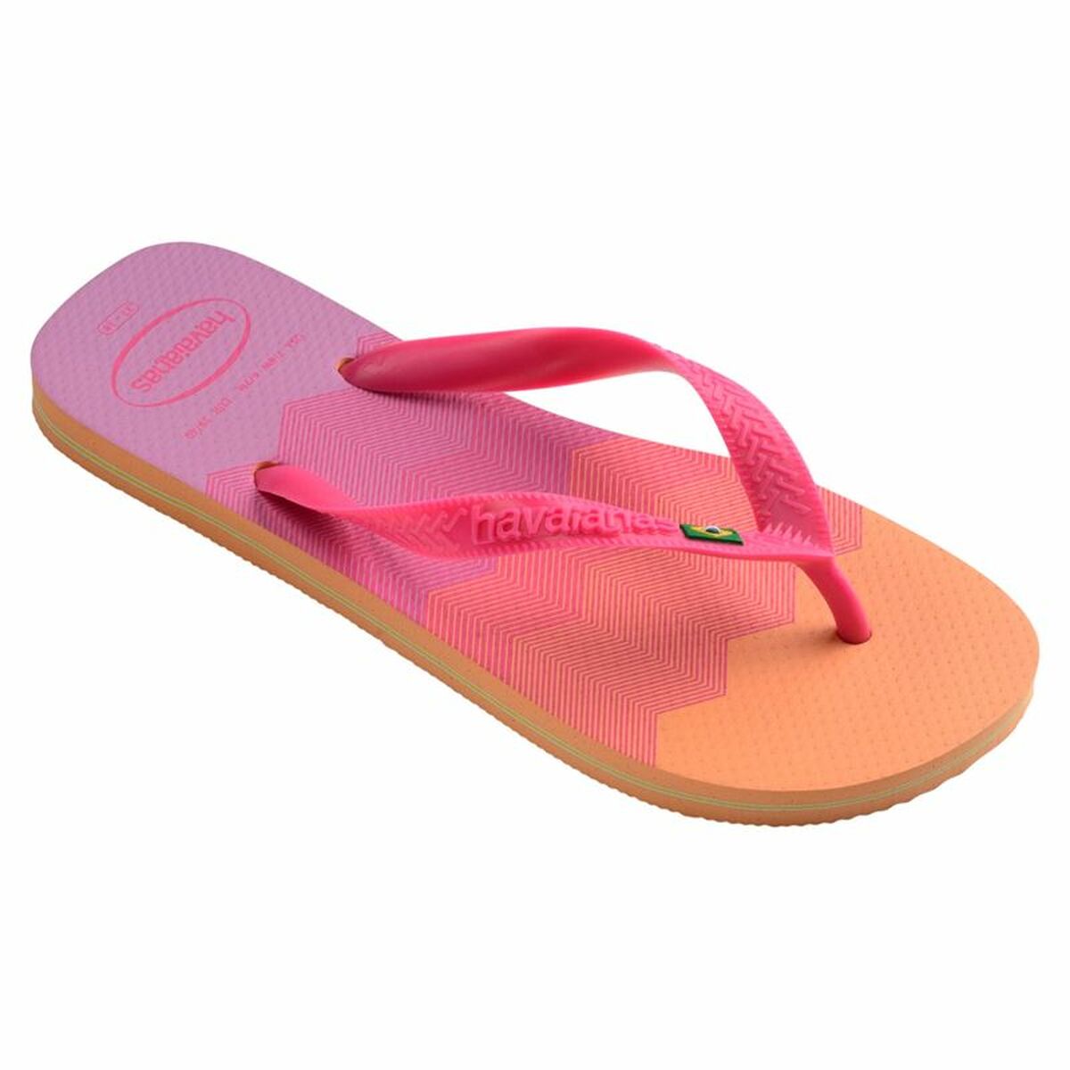Strandtofflor för kvinnor Havaianas Brasil Fresh Rosa - 3