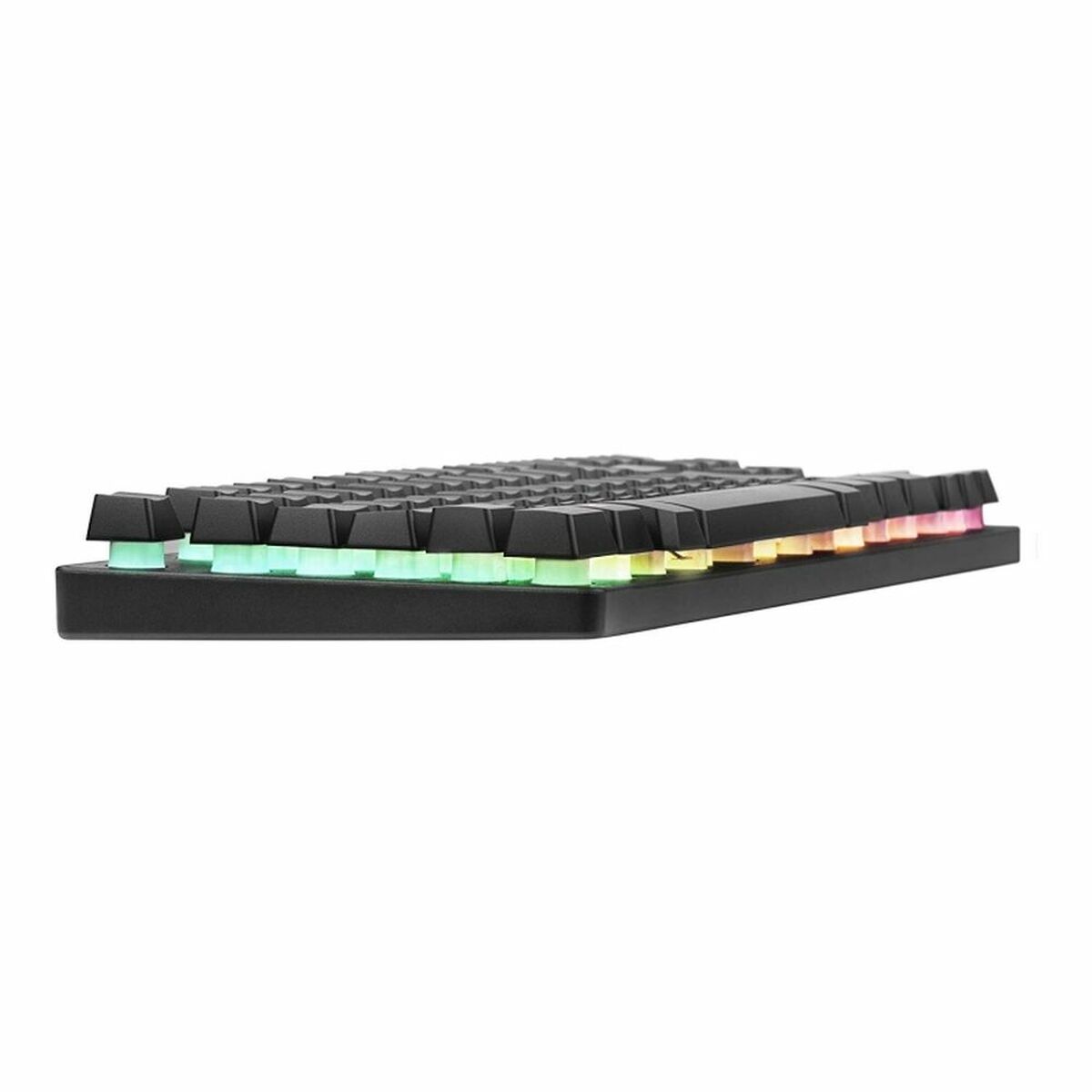 Gaming Tangentbord/ OR: Speltangentbord Mars Gaming MKTKLES LED RGB Qwerty Spanska - 7