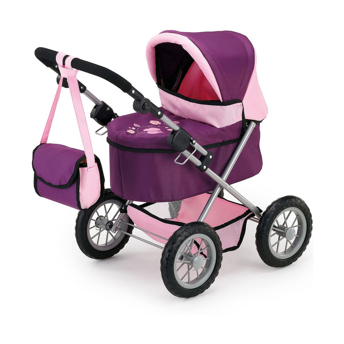 Dockvagn Reig Trendy Royal Purpur 45 cm - 6
