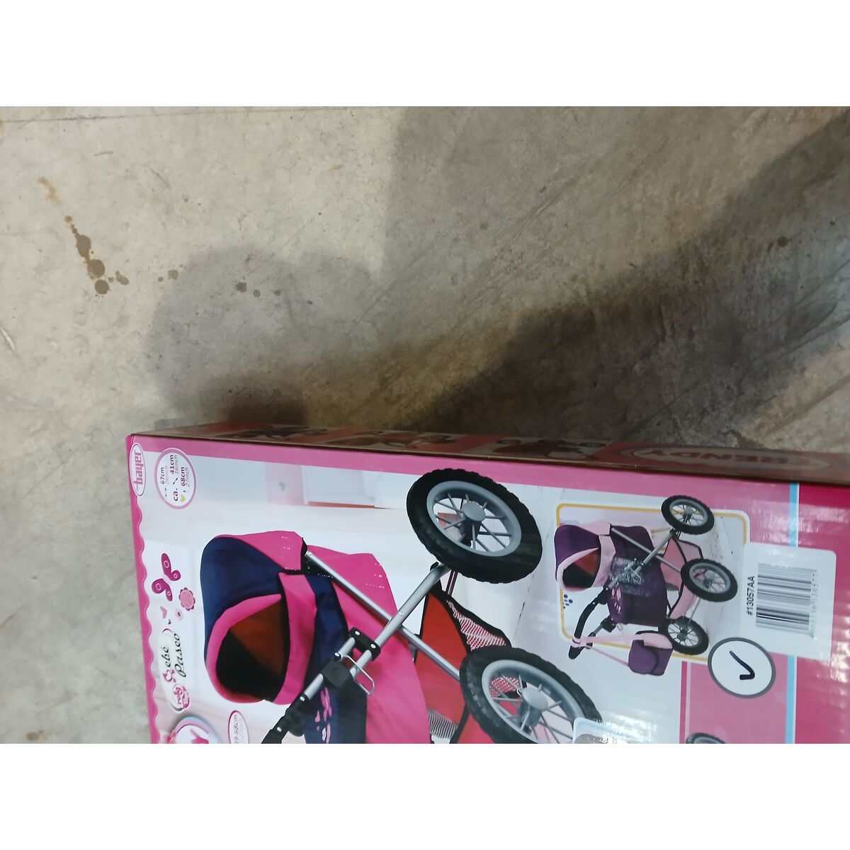 Dockvagn Reig Trendy Royal Purpur 45 cm - 12