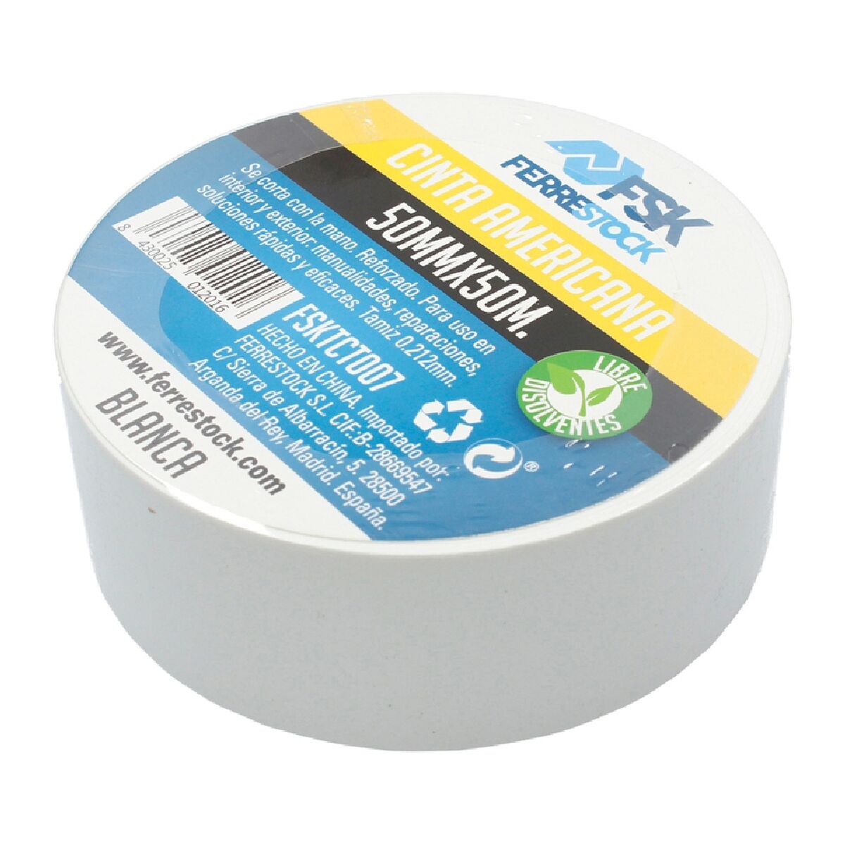 Silvertejp Ferrestock Vit - 9