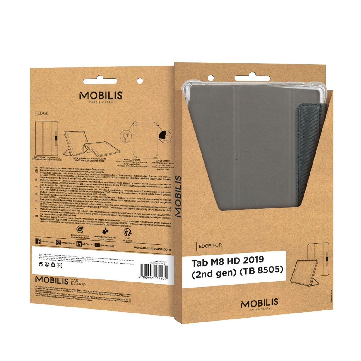 Fodral till Läsplatta Mobilis Edge Tab M8 HD 2019 - 5