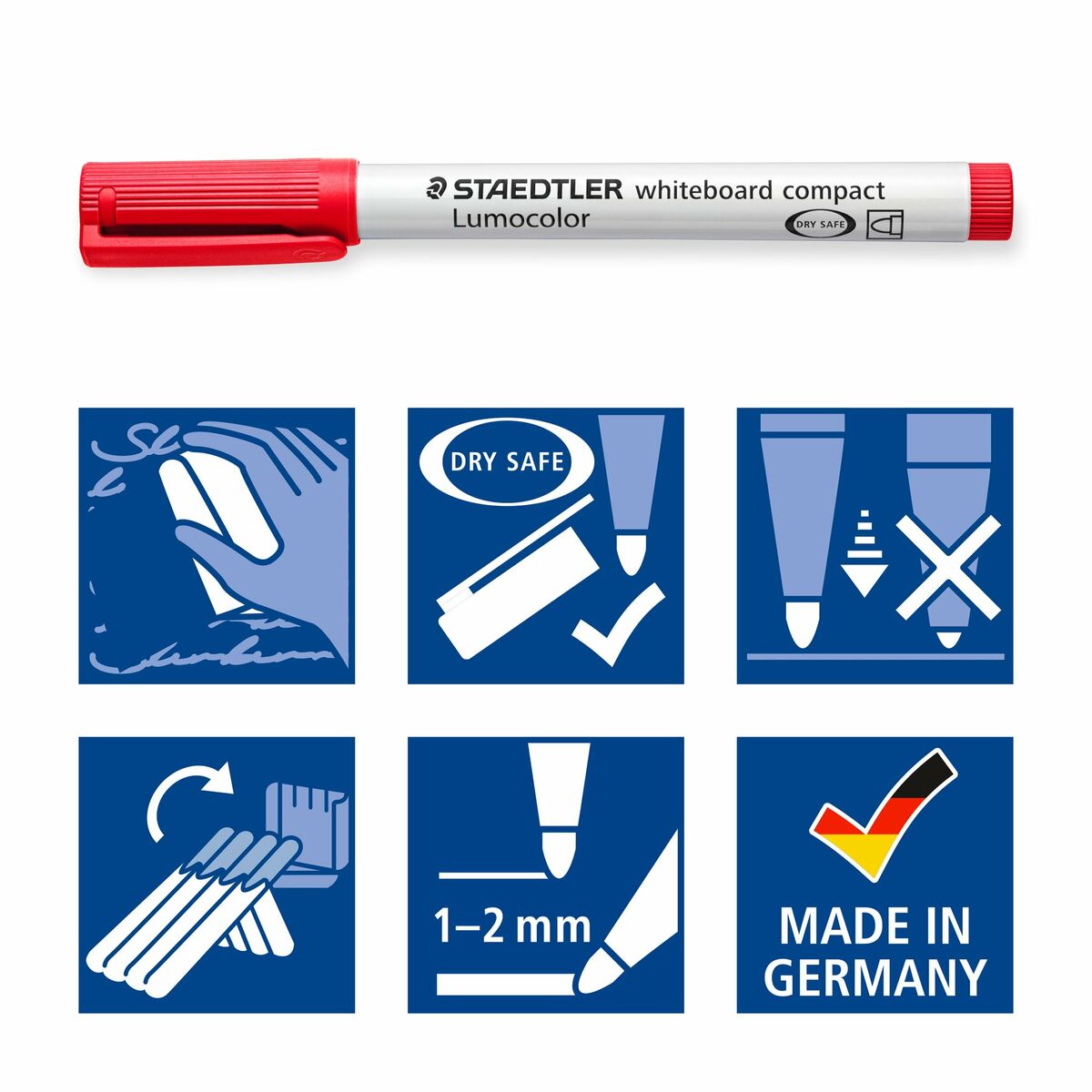 Tuschpennor Staedtler LUMOCOLOR Whiteboard 4 Delar - 7