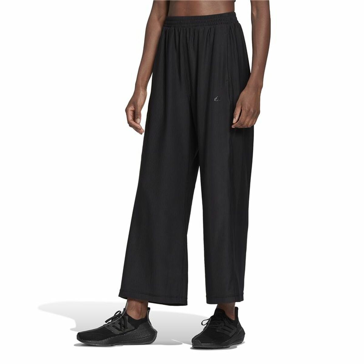 Långa träningsbyxor Adidas Stu 7/8 Kvinna Svart - 6