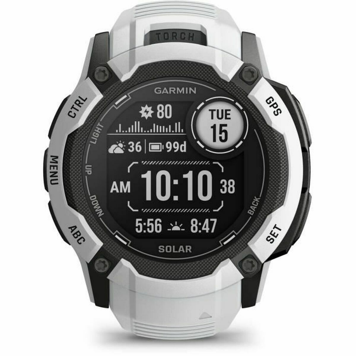 Smartklocka GARMIN 010-02805-04 Vit Grå Inte 1,1" 50 mm
