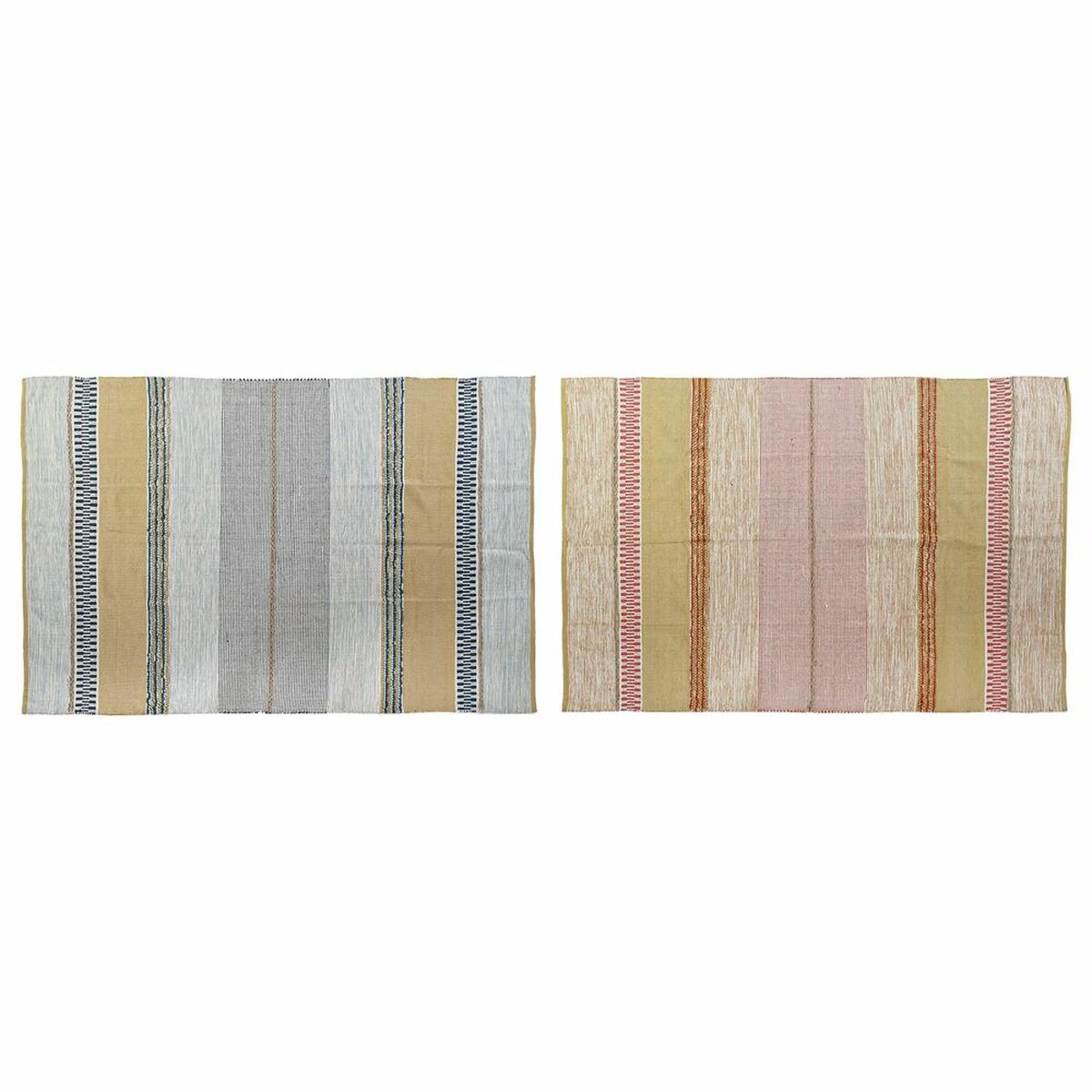 Matta DKD Home Decor Multicolour Modern (2 antal) (160 x 230 x 1 cm)