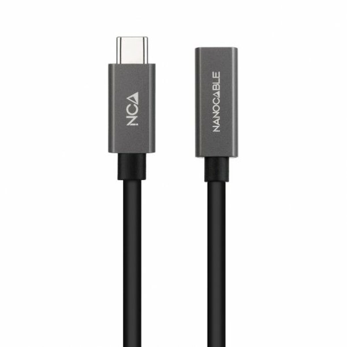 Skarvsladd USB-C NANOCABLE 10.01.4401-L150 Svart 1,5 m (1 antal) - 2