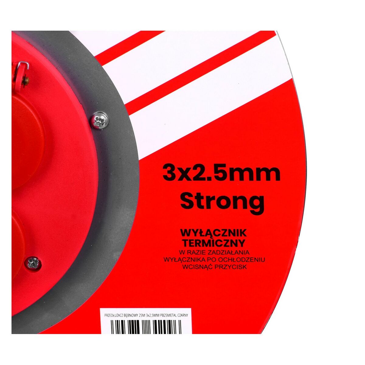 Förlängningssladd Vertex PB25METAL Svart 25 m - 5