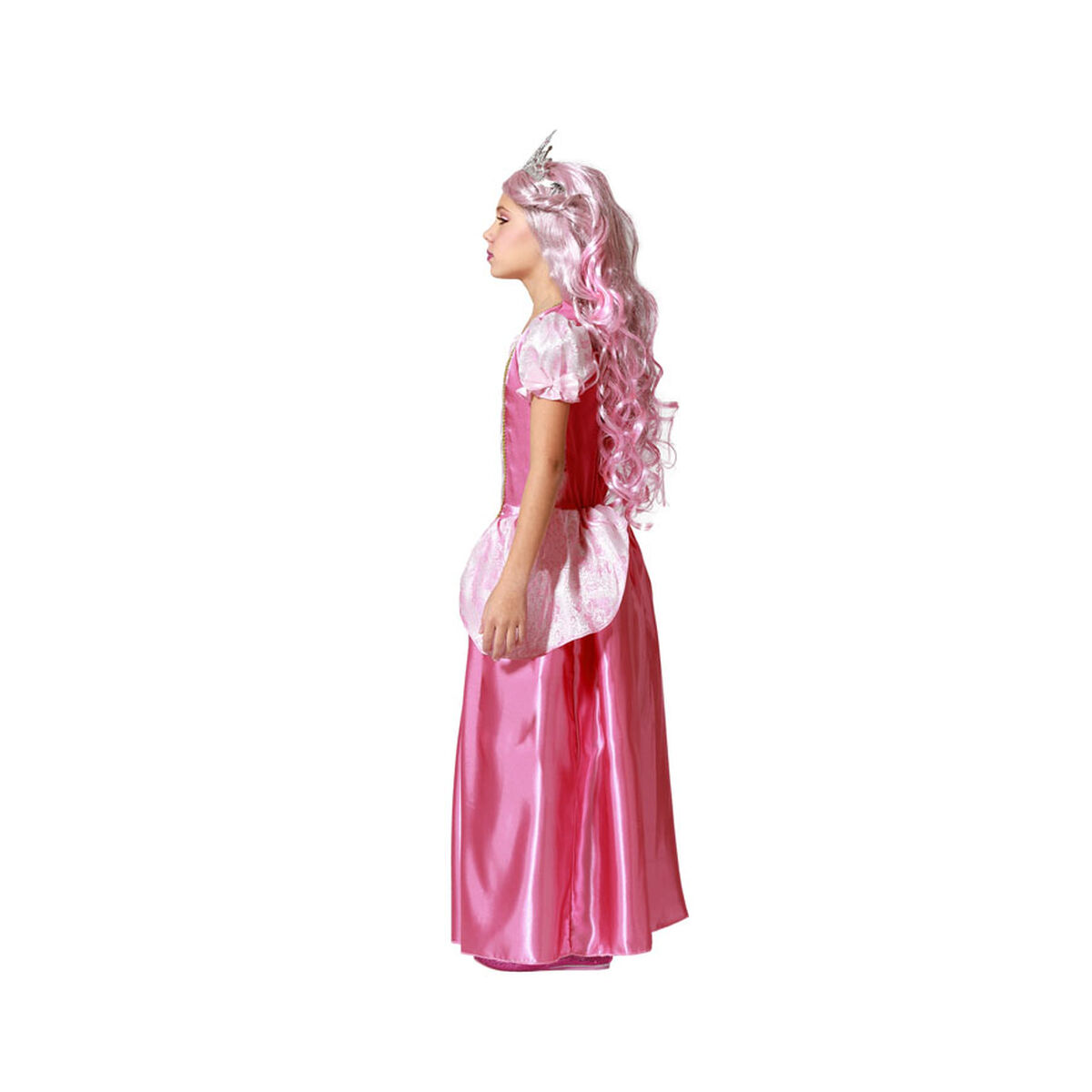Maskeraddräkt för barn Rosa Prinsessa Fantasi - 11
