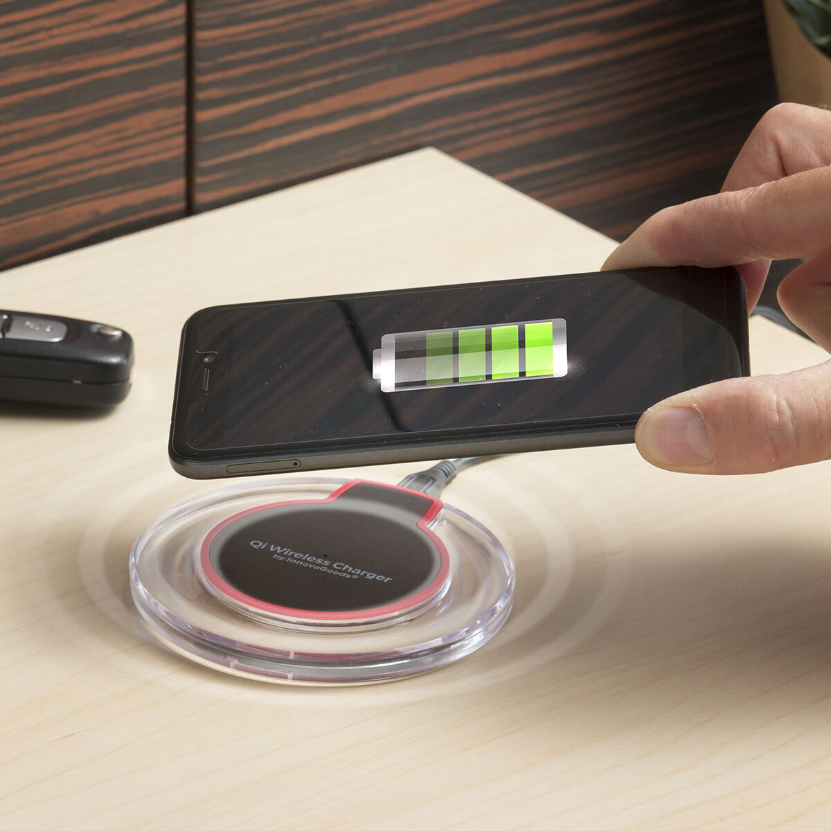 Qi Trådlös Laddare till Smartphones InnovaGoods - 18