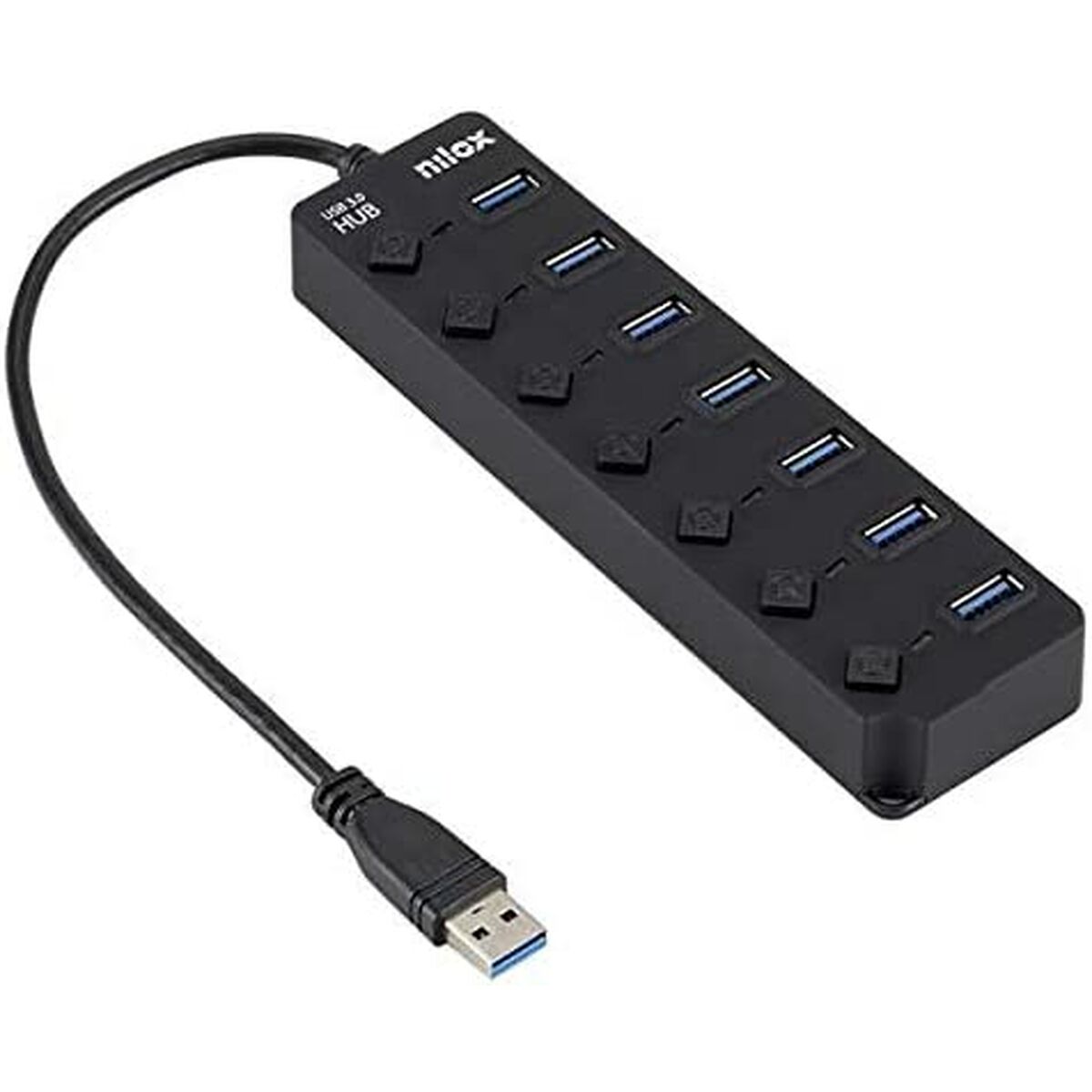 USB-HUB Nilox NXHUB-06 Svart - 2