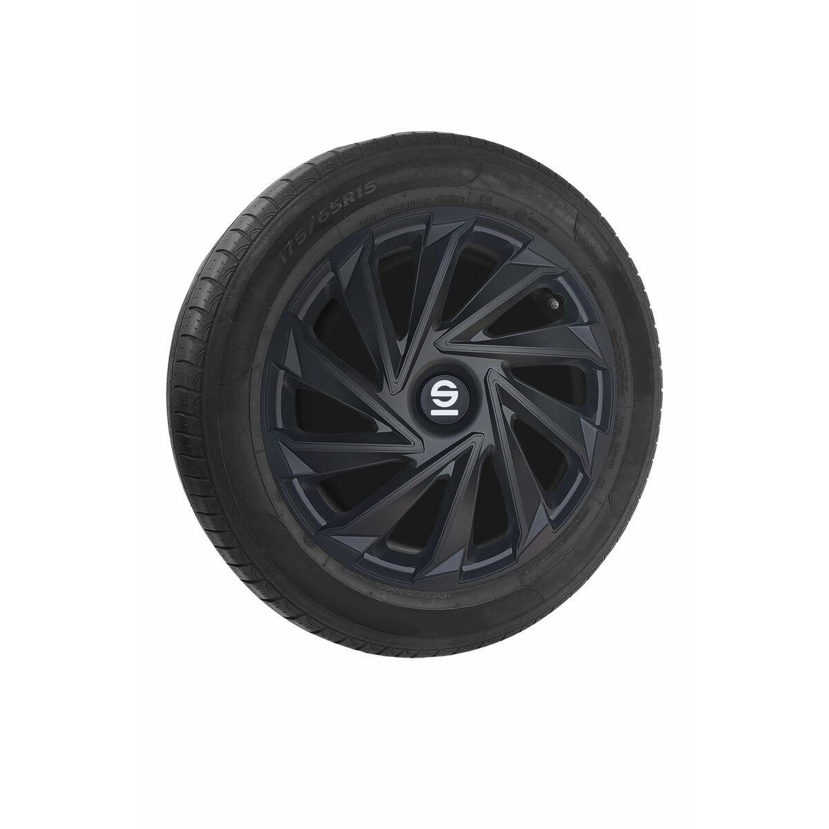 Navkapsel Sparco Varese Svart 15" 4 antal - 7