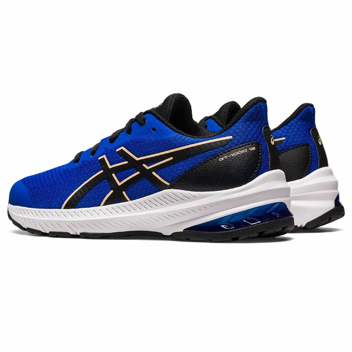 Löparskor, Barn Asics GT-1000 12 GS Svart Blå - 3