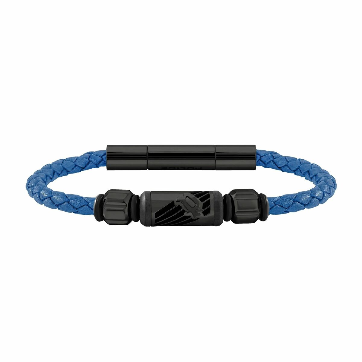 Herrarmband Police PJ26466BLN02A Läder 19 cm