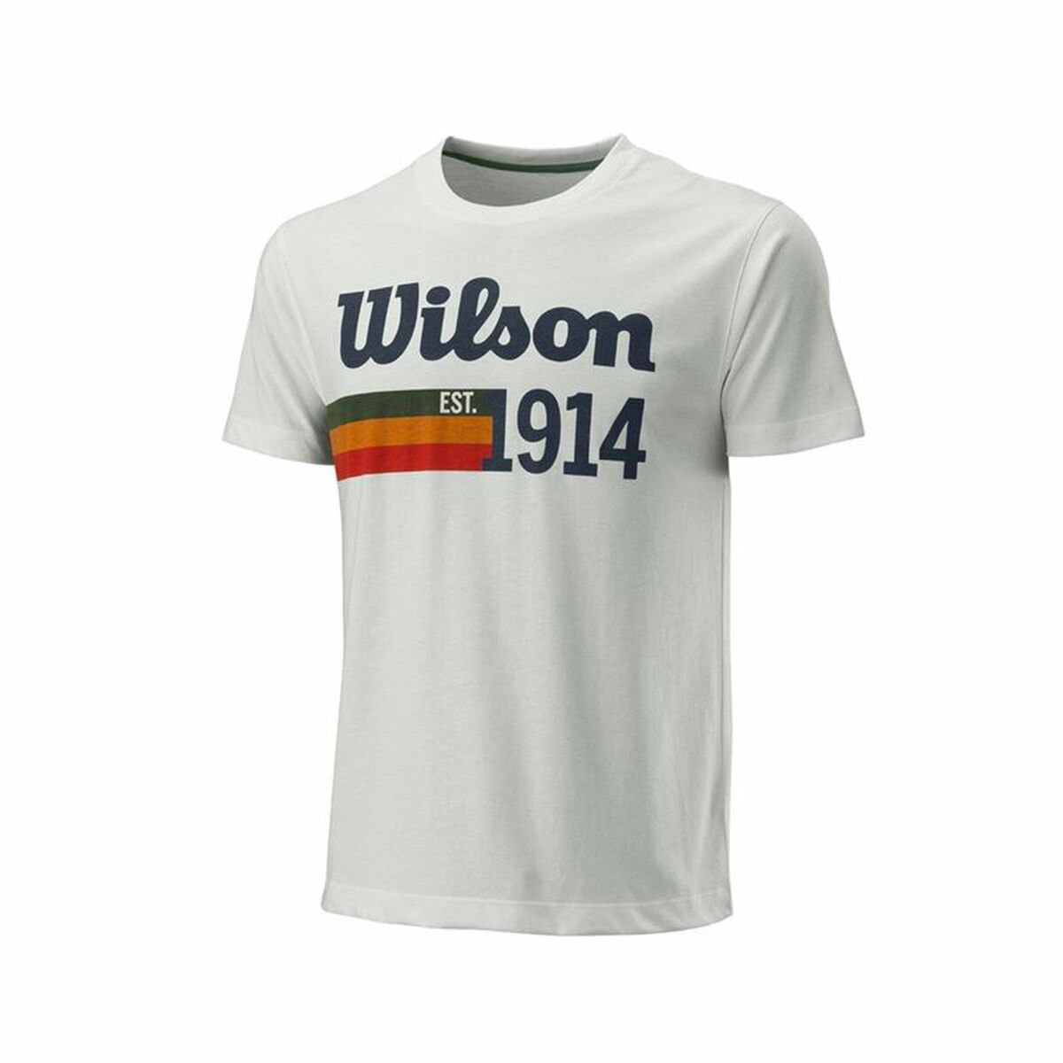 T-shirt med kortärm Herr Wilson Script 14 Vit