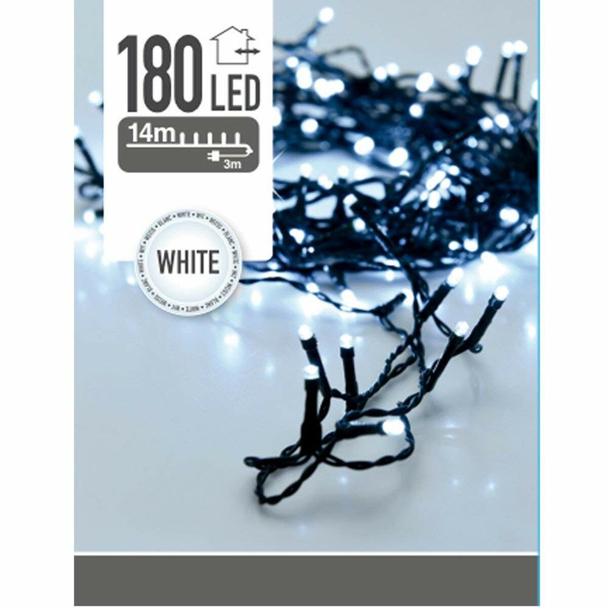 LED-krans Vit 16,5 m - 2