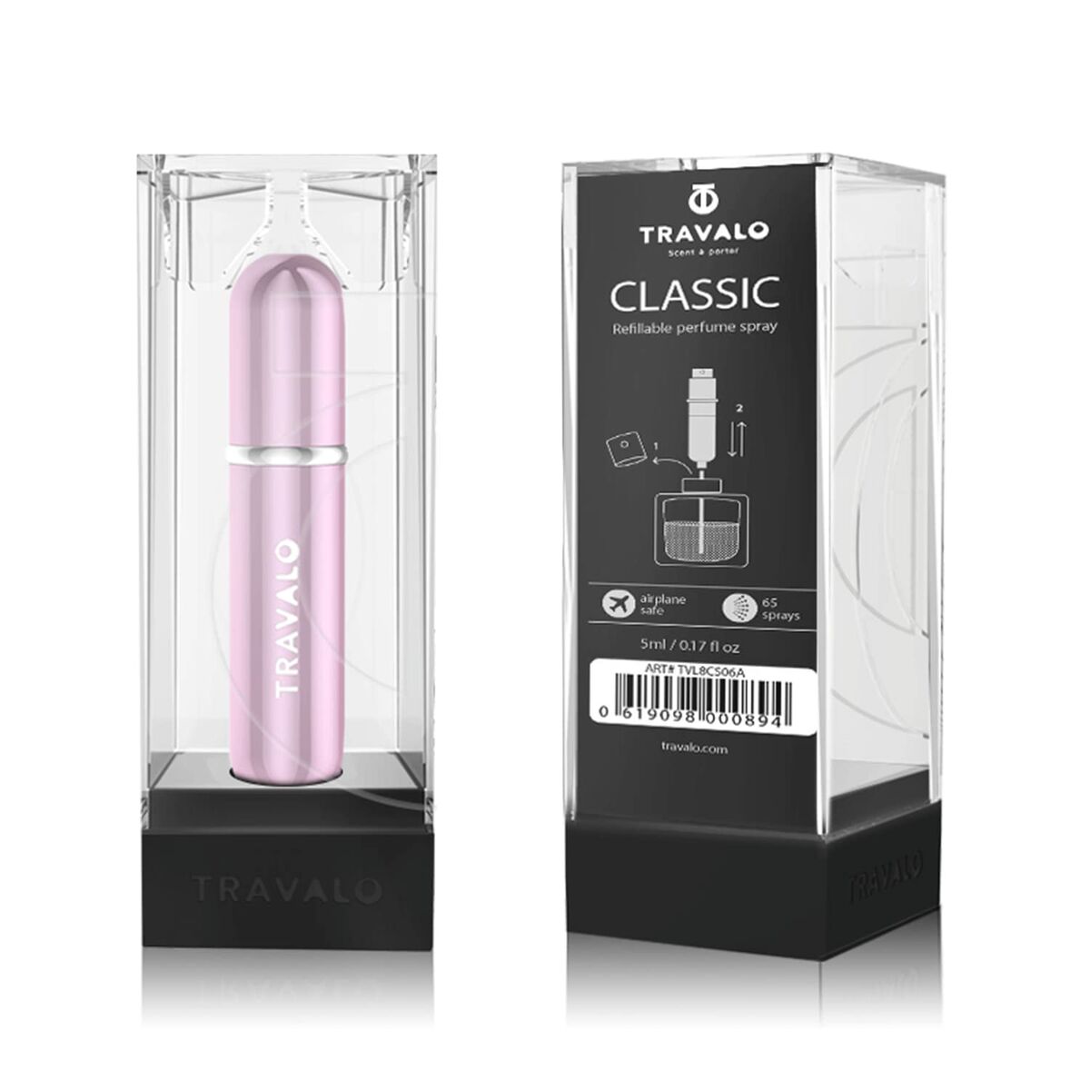 Uppladdningsbar förstärkare Travalo Classic HD Rosa 5 ml - 5