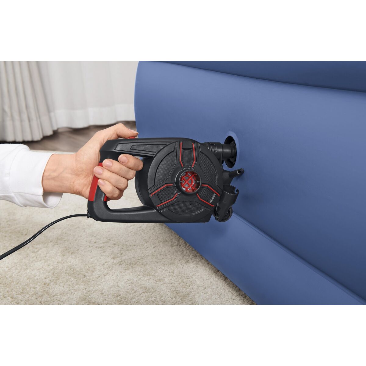 Bestway Elektrisk Pump Pro 19,8x12,3x12,4 cm 1200 L/min Uppblåsbar och Camping 62247 - 5