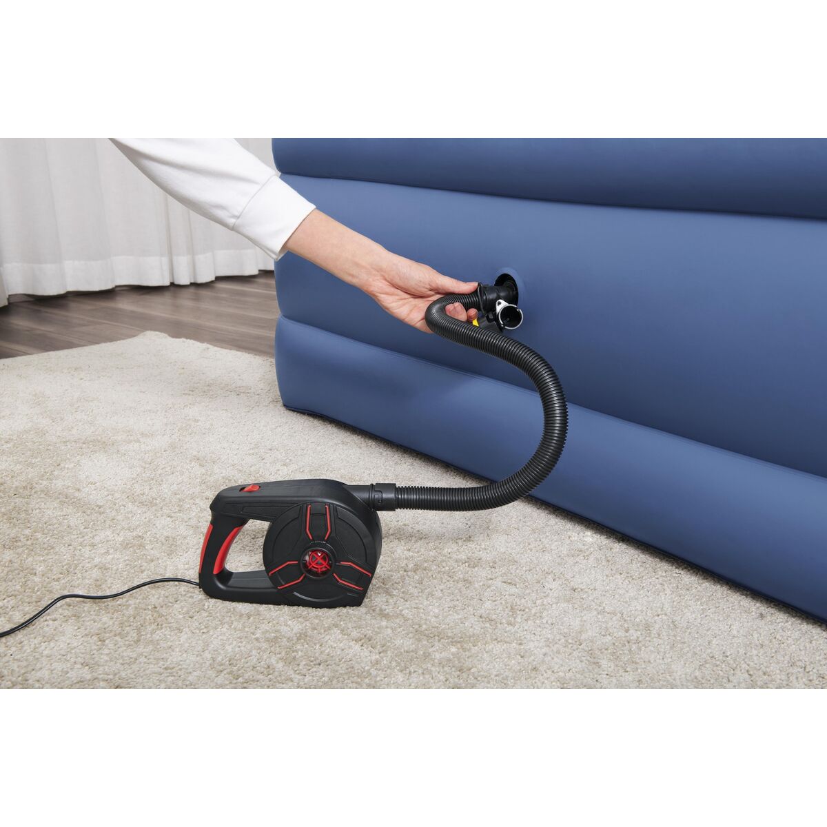 Bestway Elektrisk Pump Pro 19,8x12,3x12,4 cm 1200 L/min Uppblåsbar och Camping 62247 - 4
