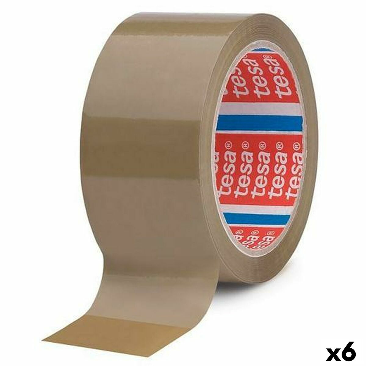 Självhäftande band TESA Förpackning Brun 50 mm x 66 m (6 antal)