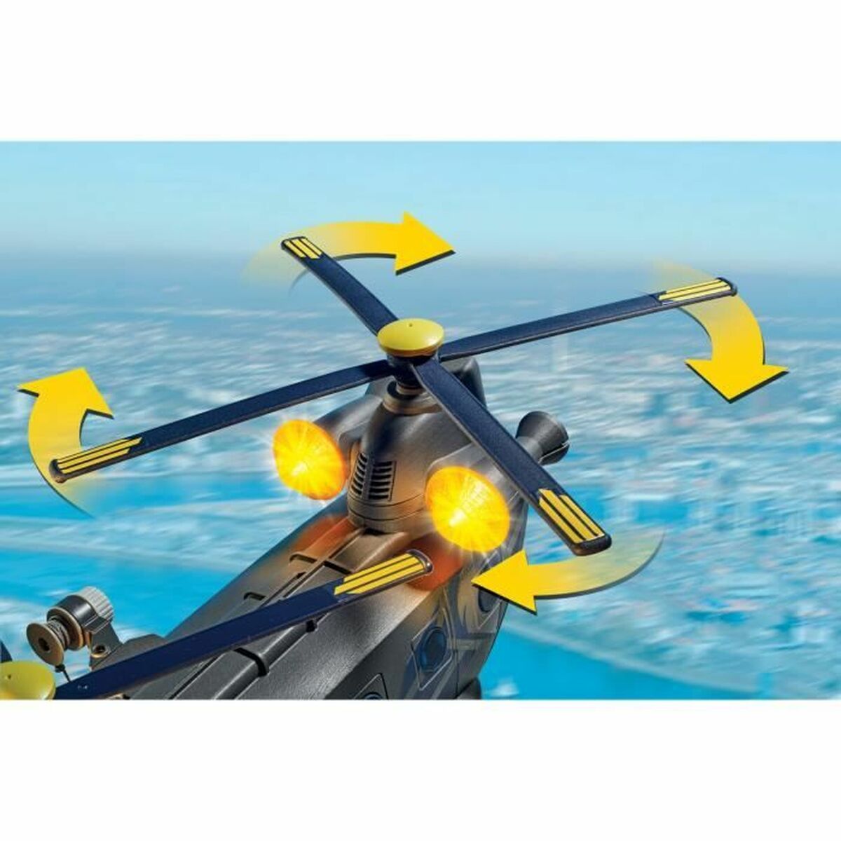 Leksakspaket Playmobil Police Plane City Action Plast - 6