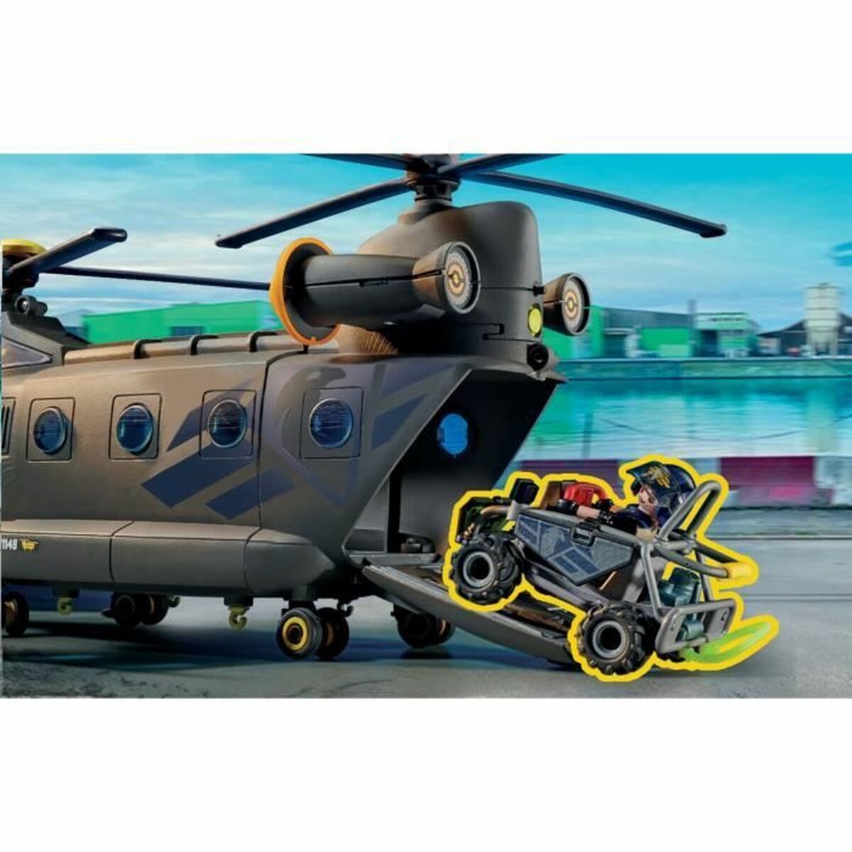Leksakspaket Playmobil Police Plane City Action Plast - 5