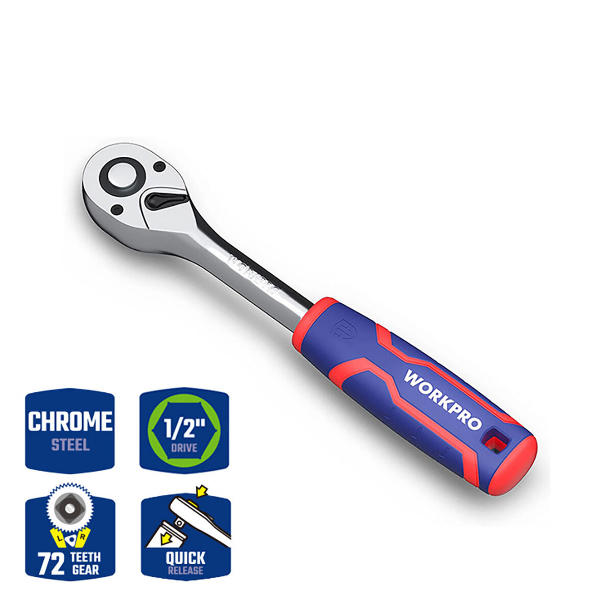 Hylsnyckel Workpro 1/2" - 6