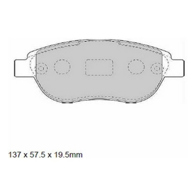 Bromsbackar Black Diamond PP590 Ventilerad Frontal - 2