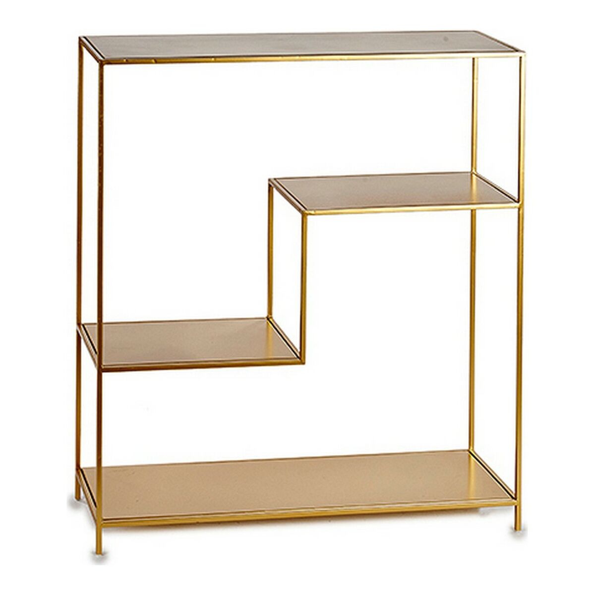 Bokhylla Gift Decor BIG-S3605000 Gyllene Metall 85 x 95 x 30 cm - 5