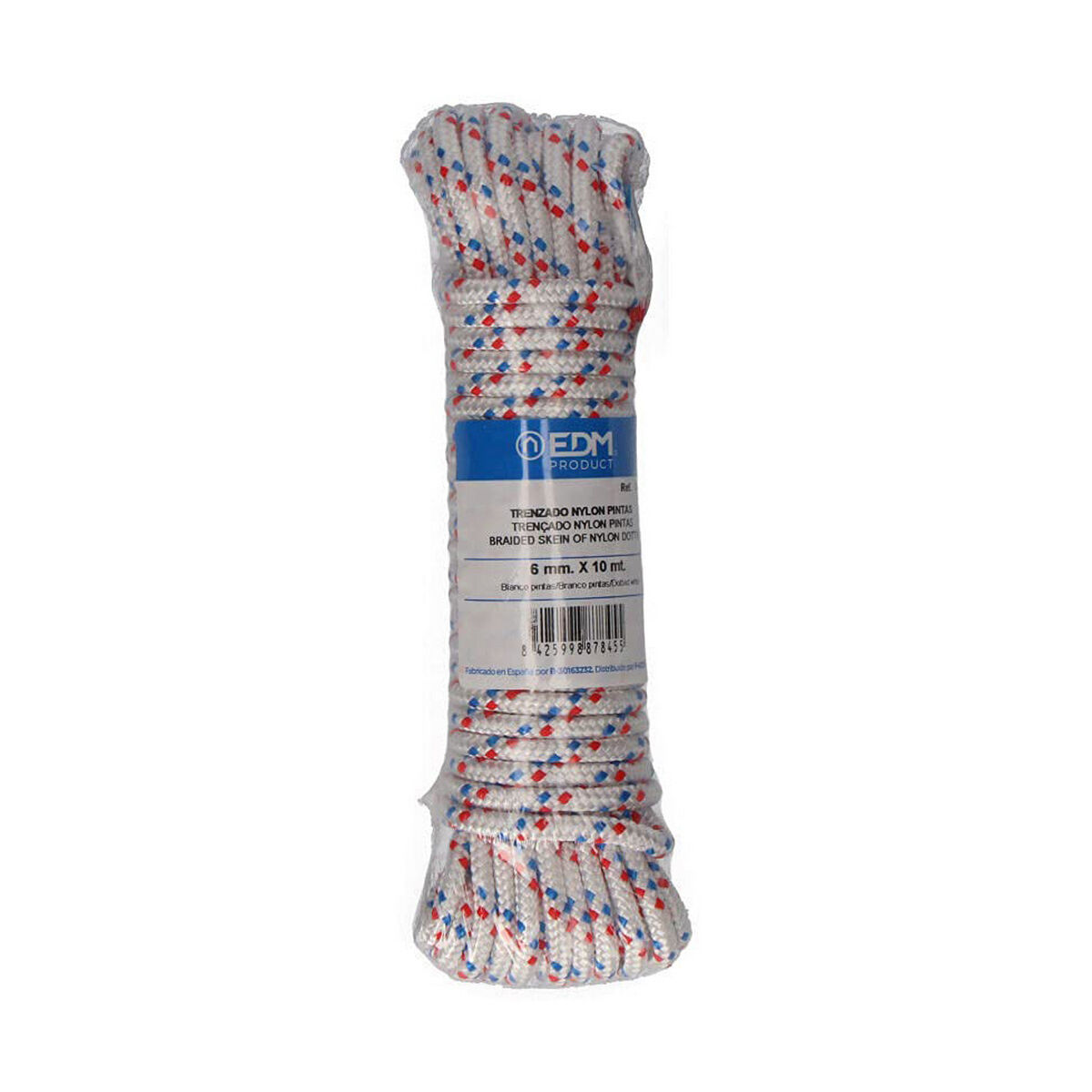 Flätat rep EDM 87845 Trefärgad Nylon 10 m - 4