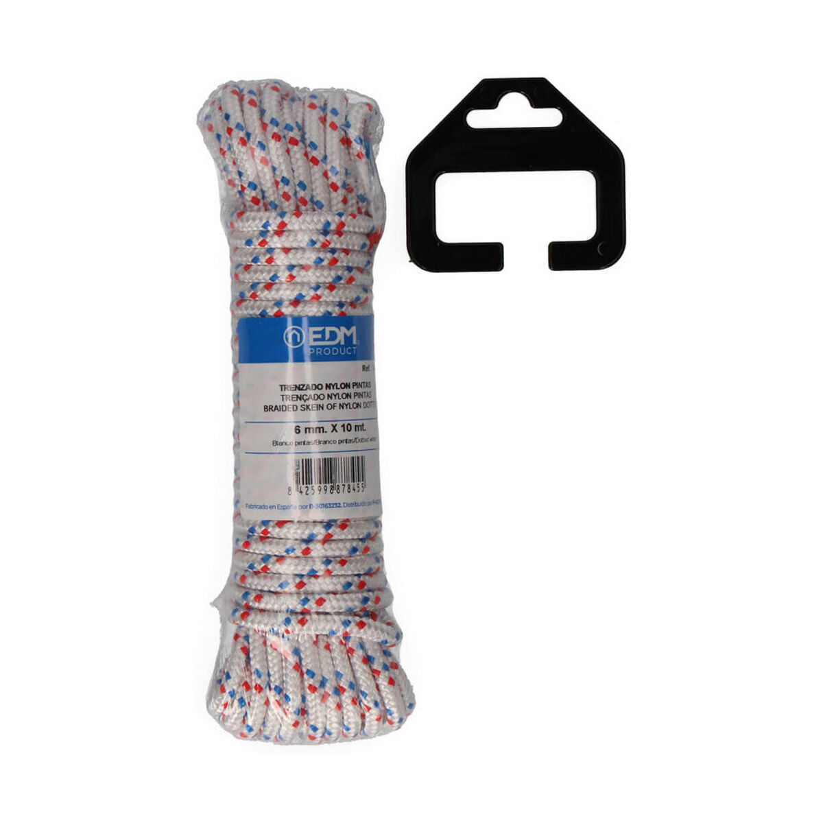 Flätat rep EDM 87845 Trefärgad Nylon 10 m - 3