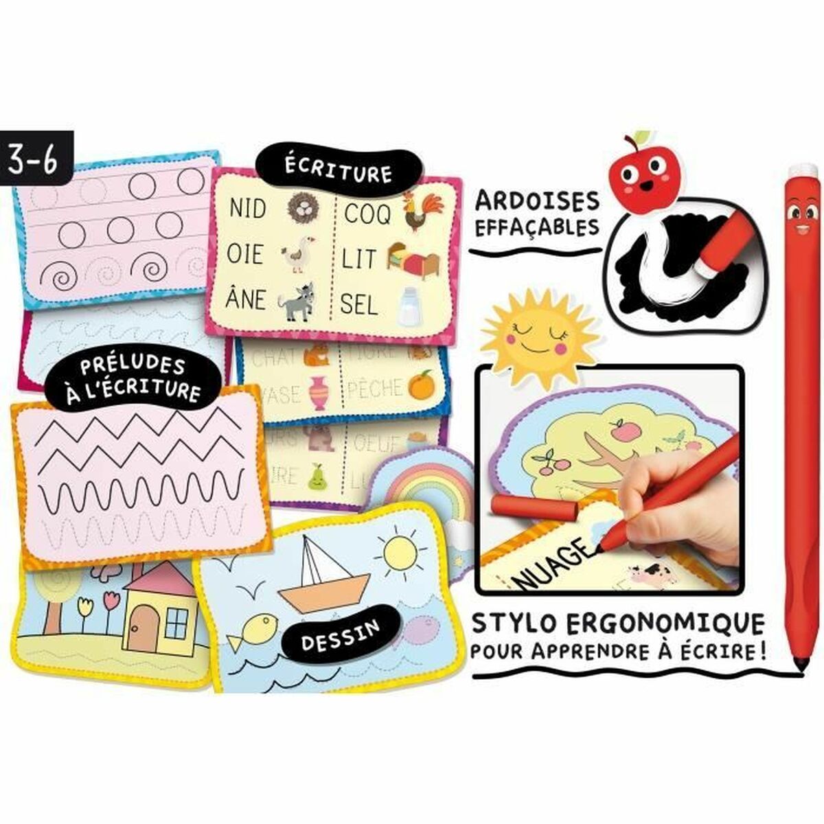 Utbildningsspel Lisciani Giochi Super École D´Ecriture (FR) - 2