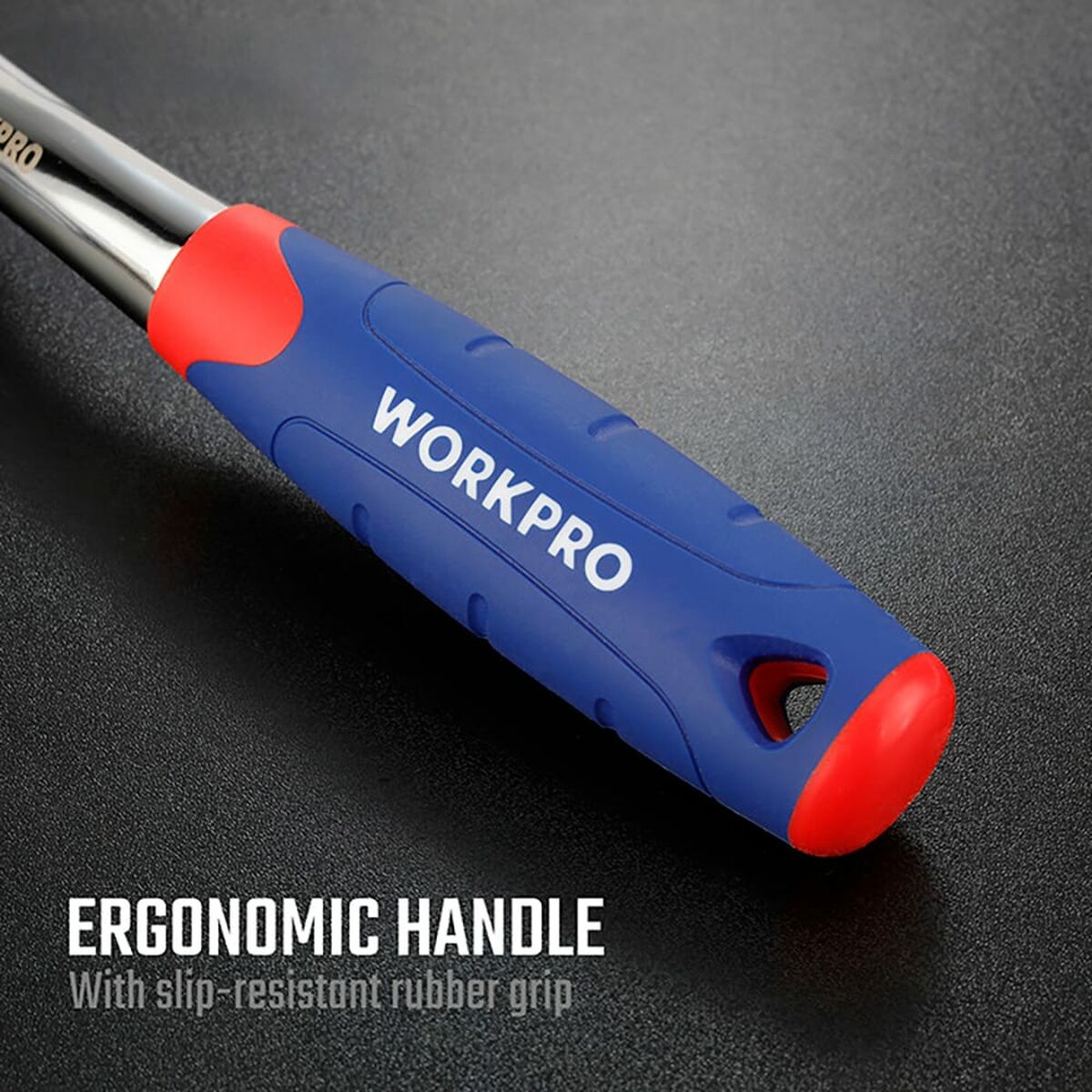 Hylsnyckel Workpro Double Drive 3/8" - 7