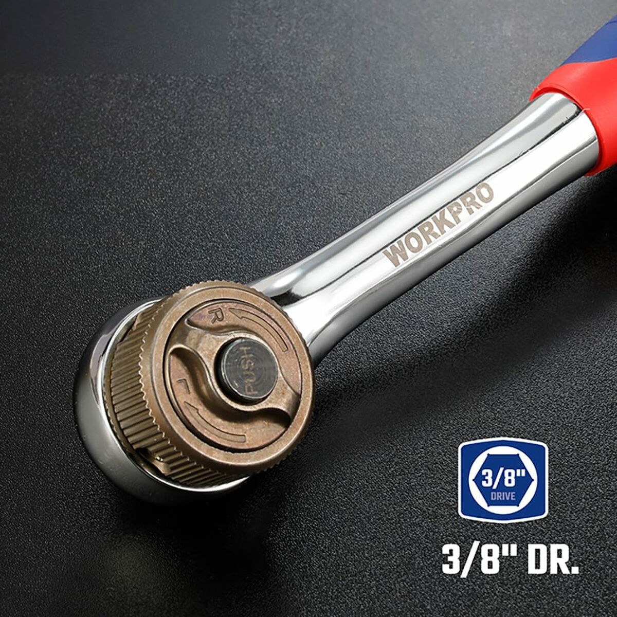 Hylsnyckel Workpro Double Drive 3/8" - 3