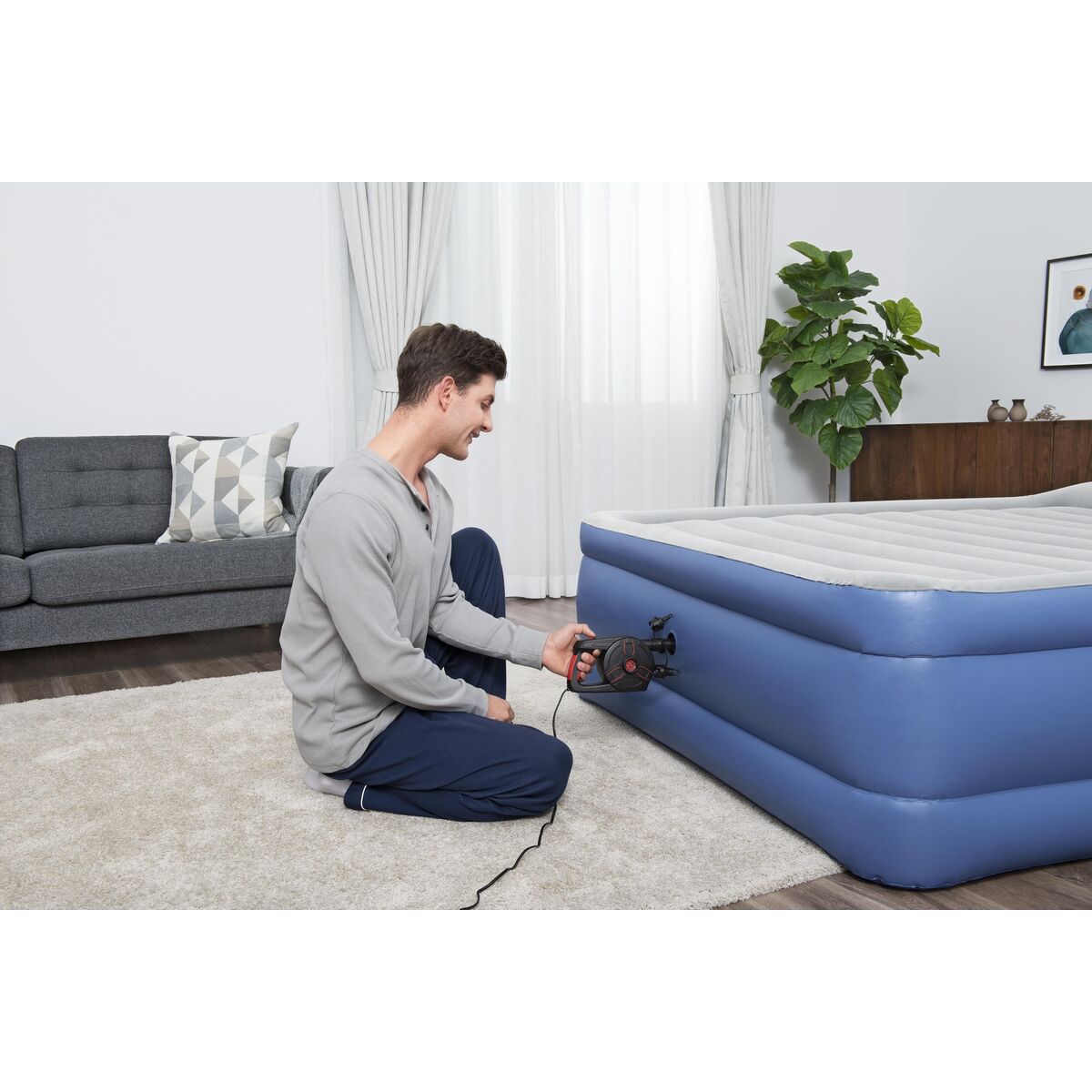 Bestway Hinchador Eléctrico 20,3x12,3x12,4 cm 1100 L/min Hinchable y Camping 62258 - 4