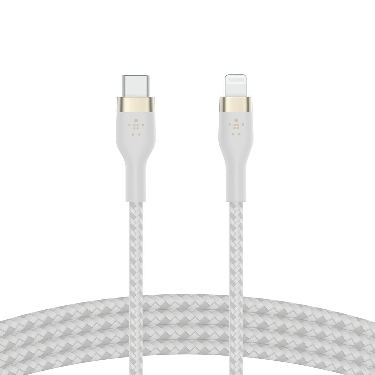 Kabel USB-C till Lightning Belkin CAA011BT2MWH 2 m Vit