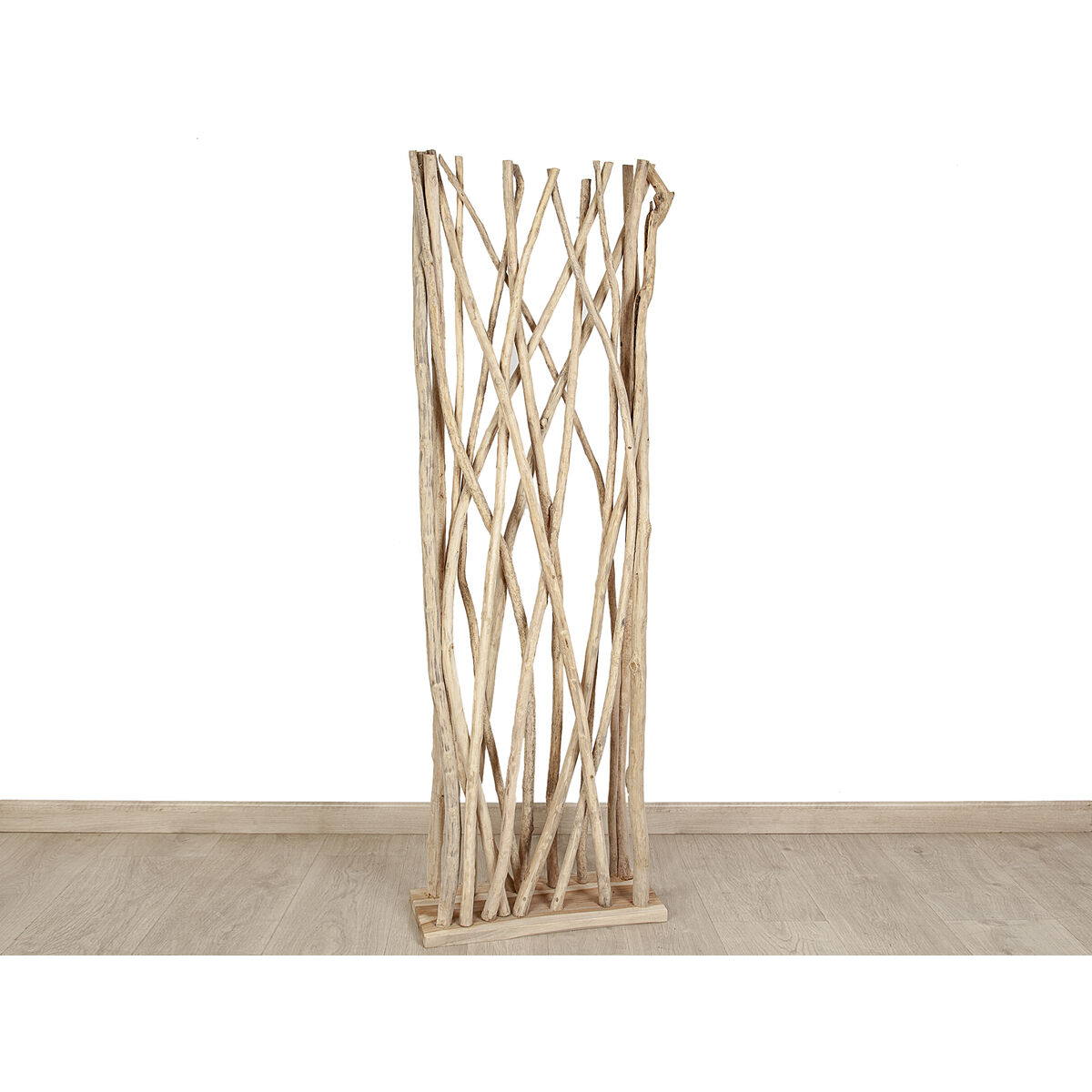 Separator Romimex Naturell teakträ 60 x 180 x 15 cm - 4