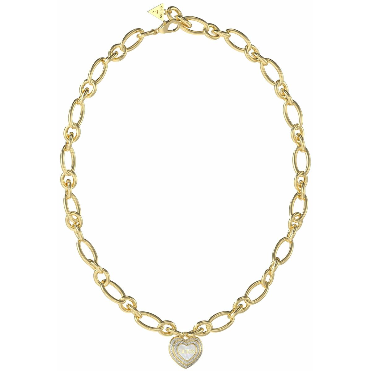 Damhalsband Guess JUBN04023JWYGWHT-U 45 cm