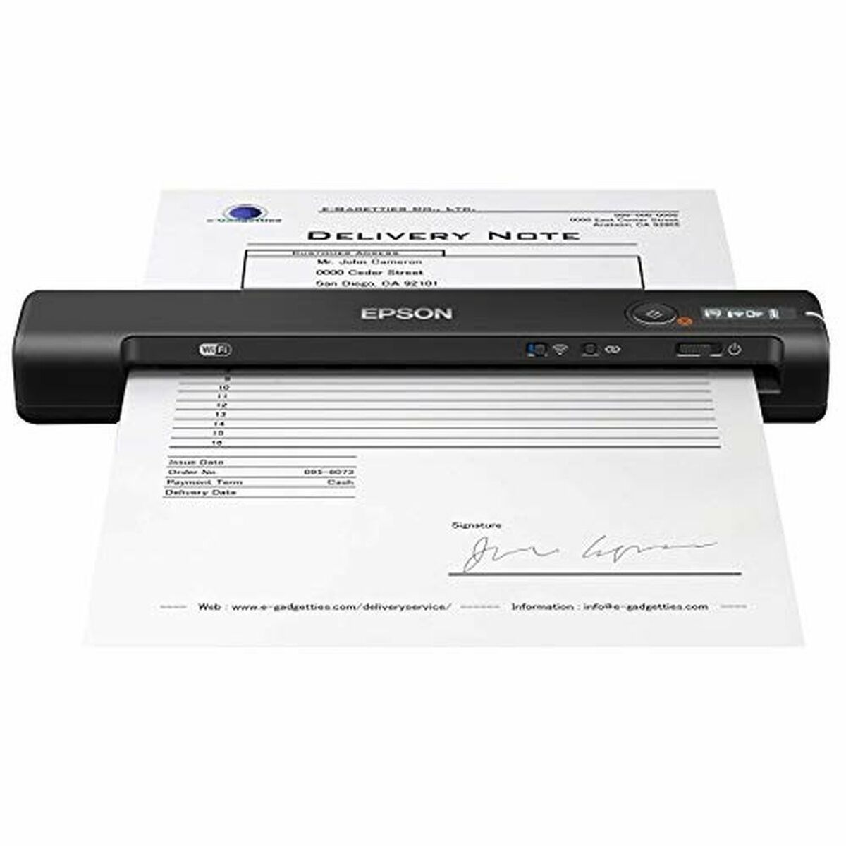 Bärbar Skanner Epson B11B253401 600 dpi WIFI USB 2.0 - 3