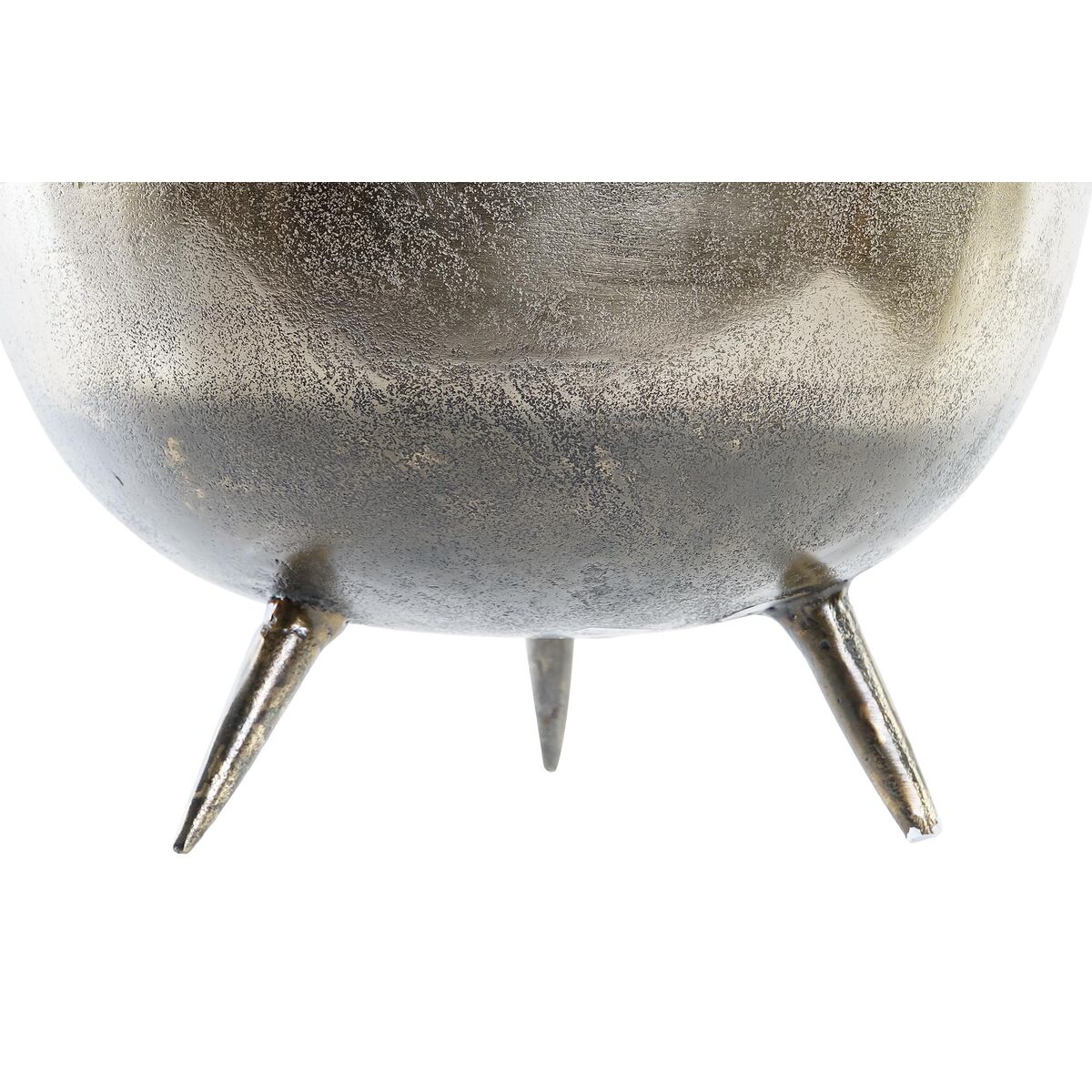 Bordsdekoration DKD Home Decor Gyllene Silvrig Aluminium 31 x 31 x 19,5 cm (2 antal) - 3
