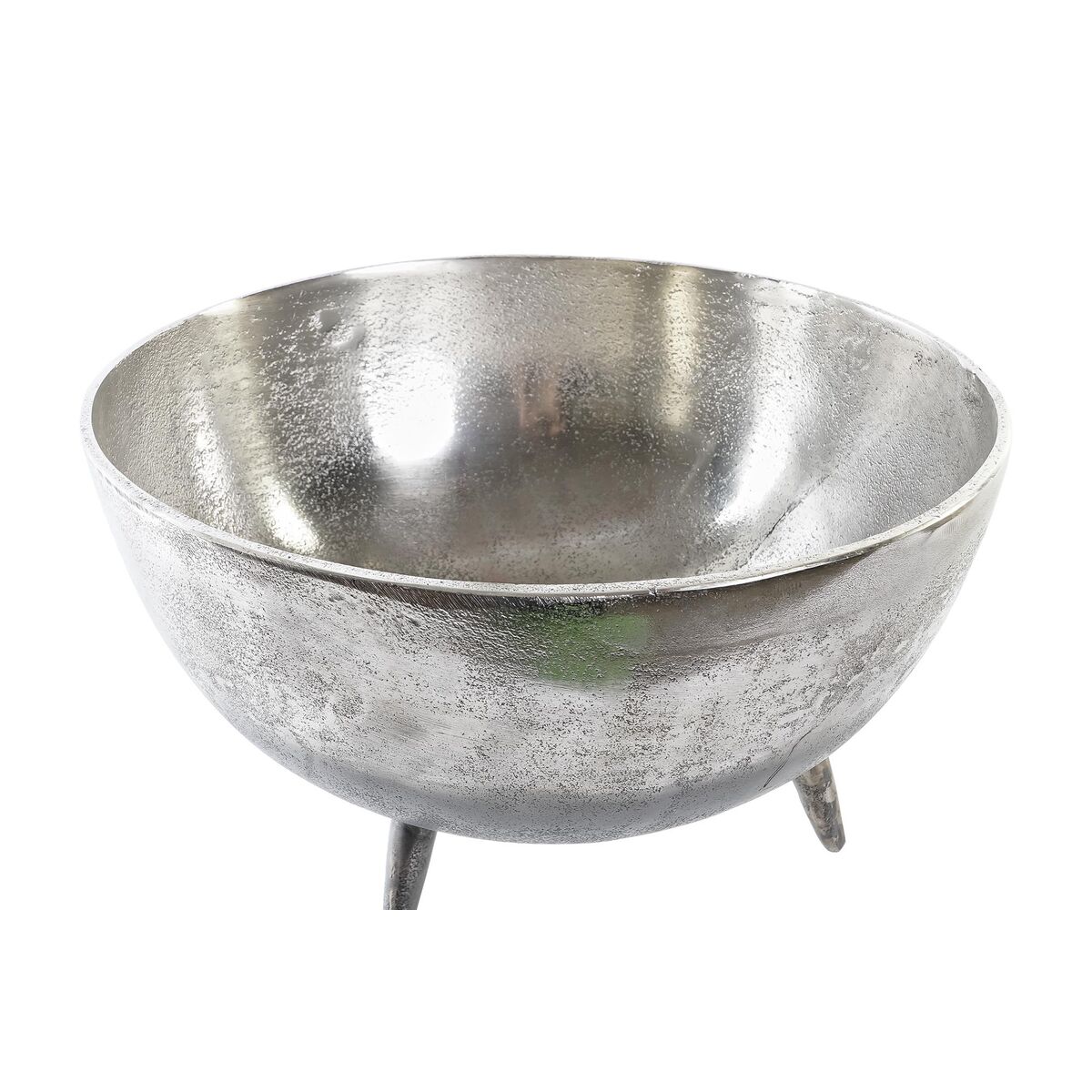 Bordsdekoration DKD Home Decor Gyllene Silvrig Aluminium 31 x 31 x 19,5 cm (2 antal) - 9
