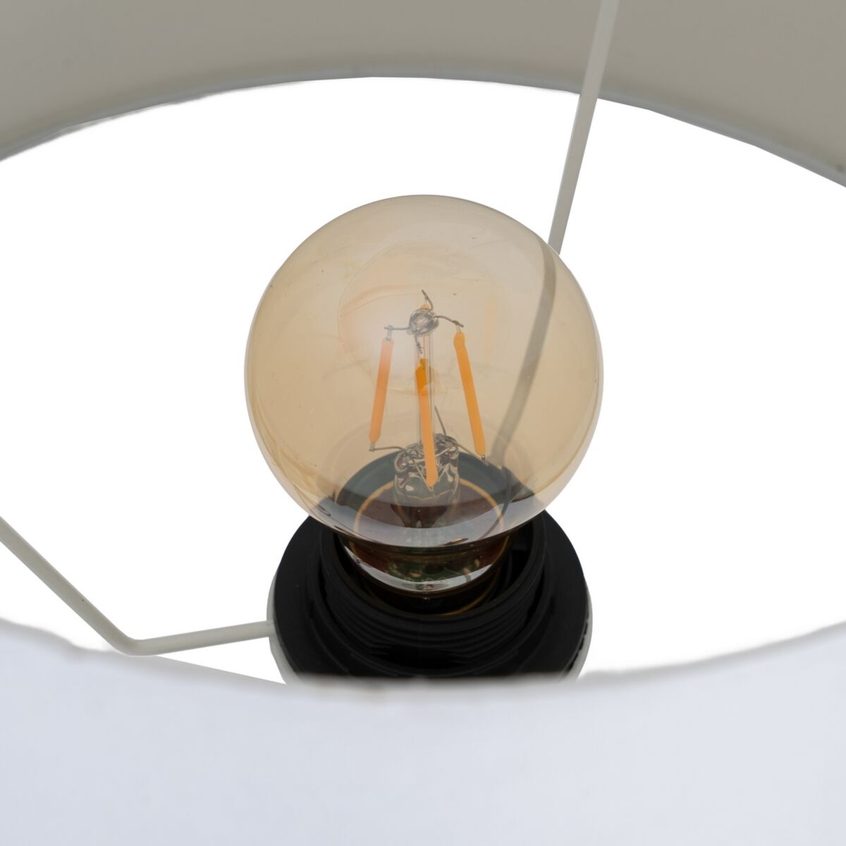Bordslampa Vit Svart Gyllene Järn 40 W 33 x 33 x 63,5 cm - 5