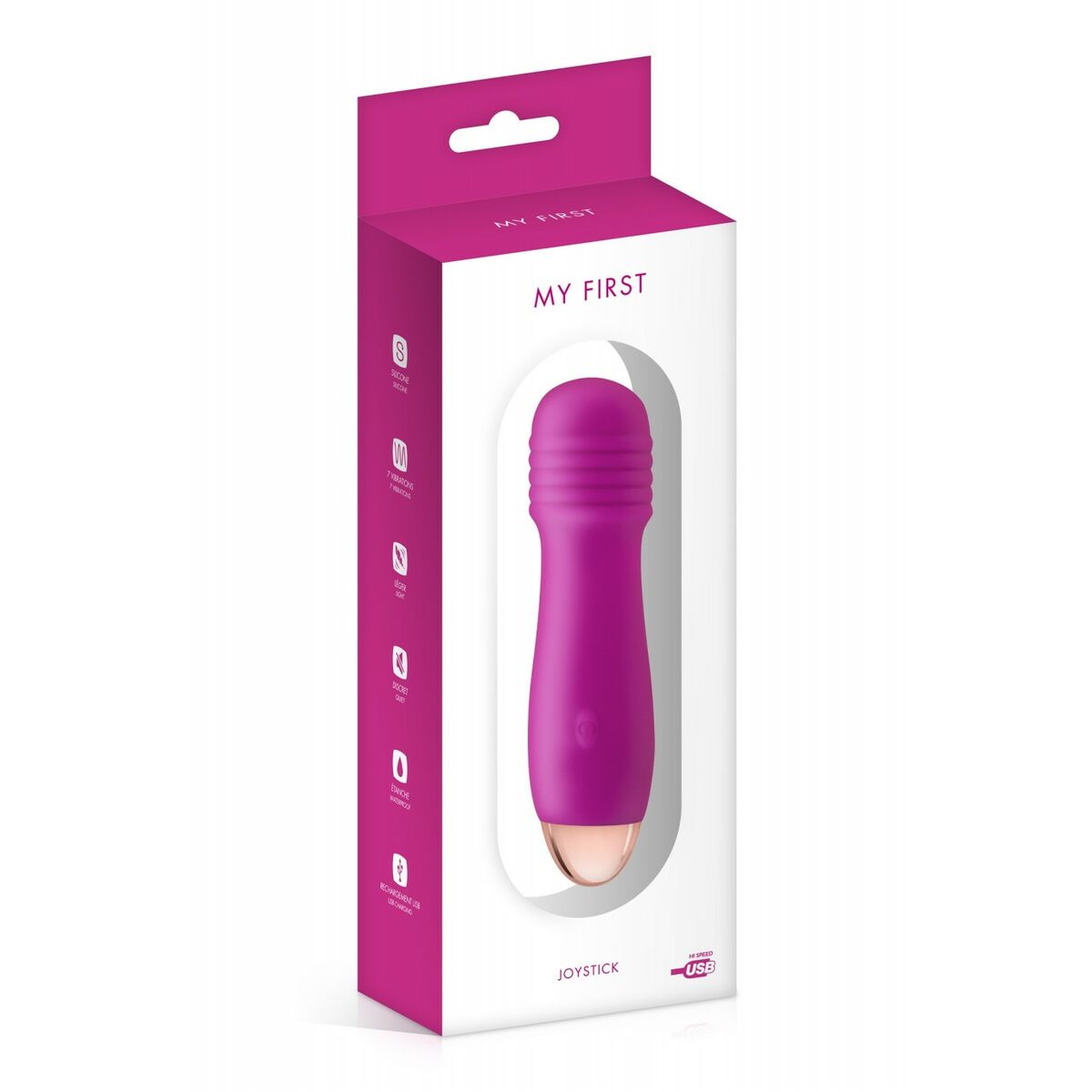 Vibrator My First Rosa Silikon - 2