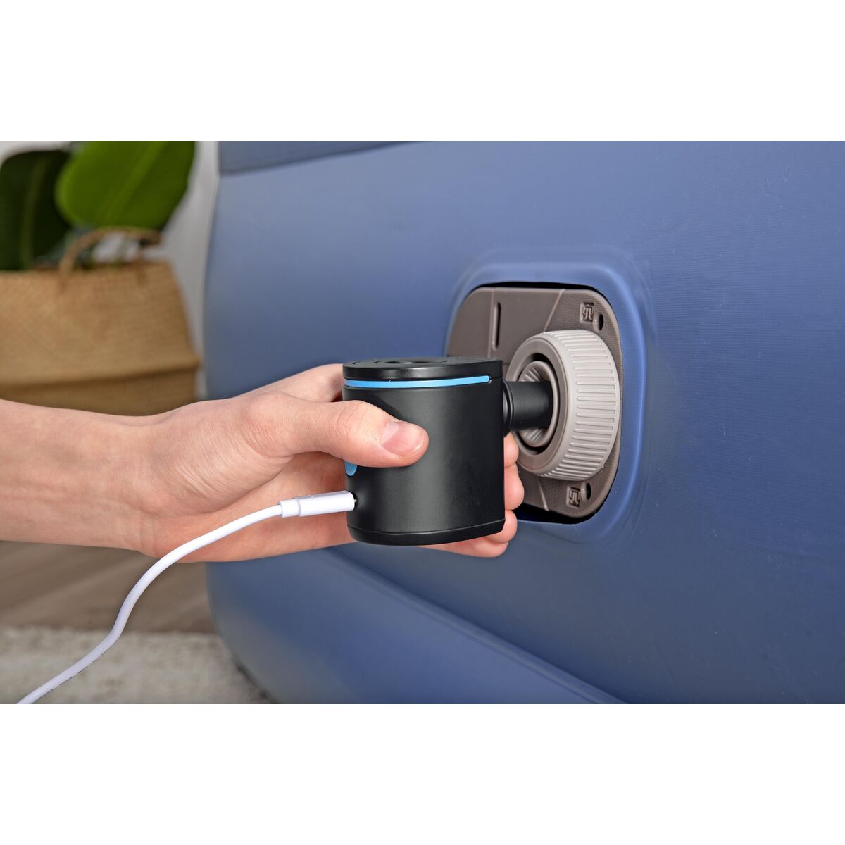 Bestway Elektrisk Pump 57x5x65 cm 90 L/min Uppblåsbar och Camping 62289 - 6