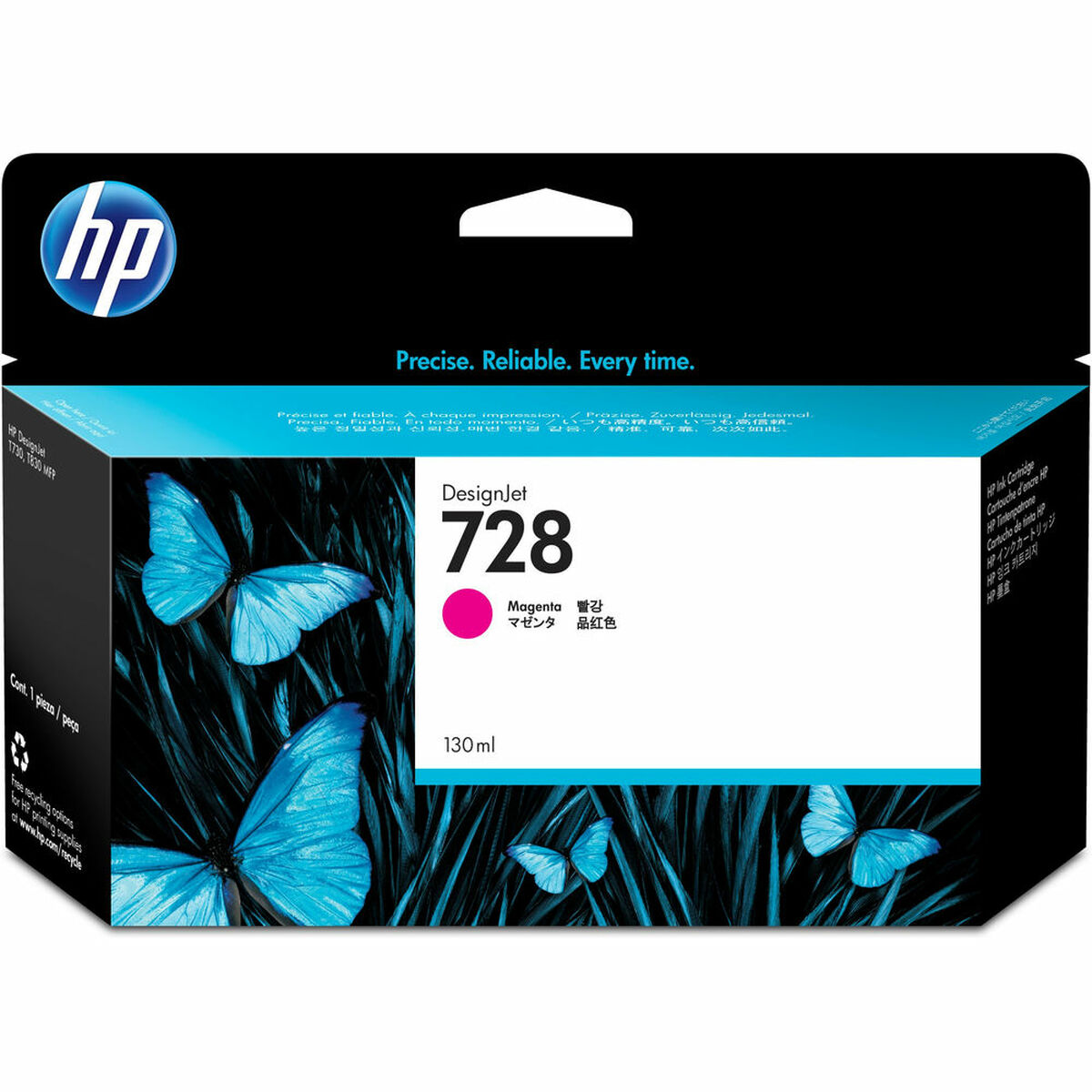Original Bläckpatron HP F9J66A Magenta (130 ml) - 2