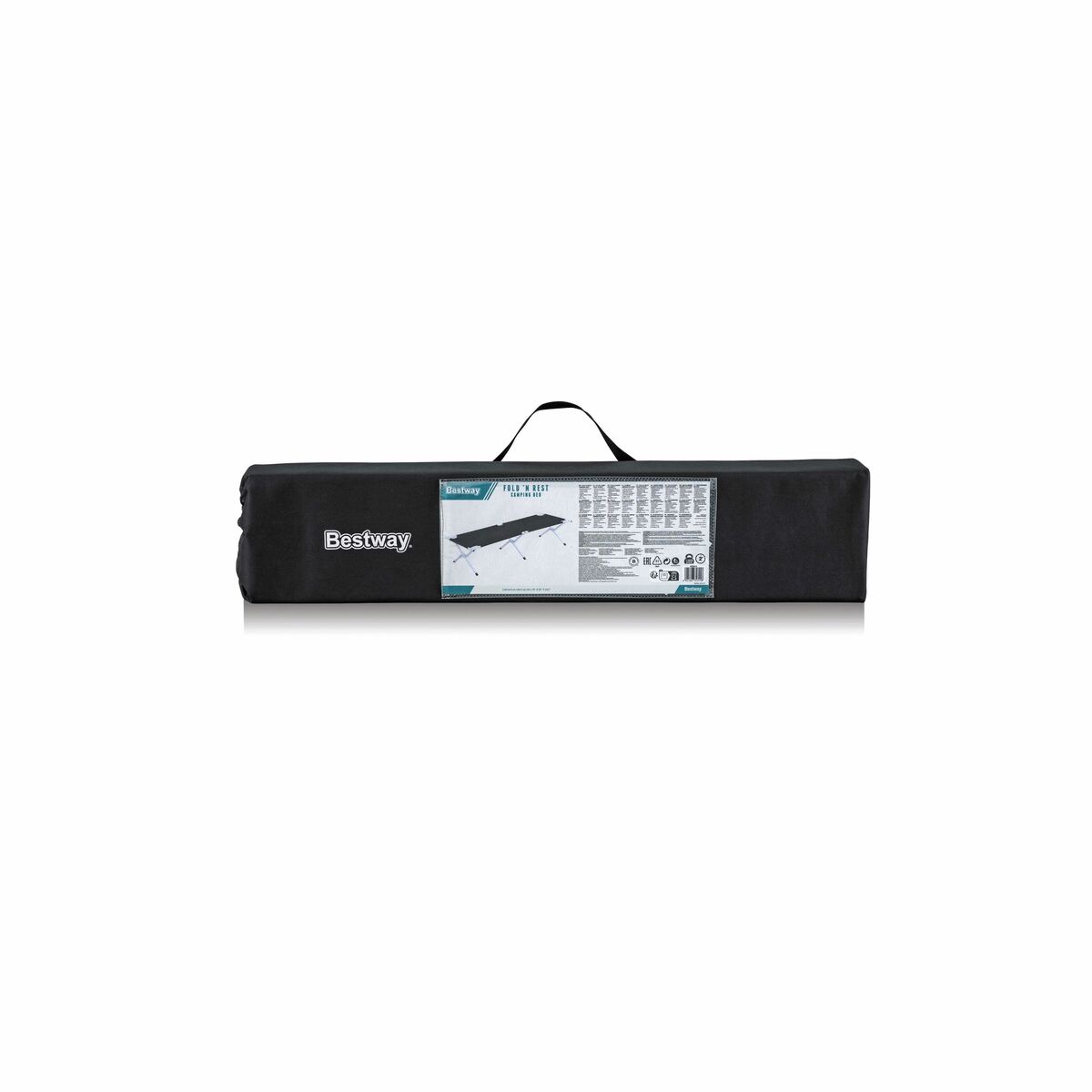 Bestway Aluminium Säng Maxvikt 110 kg 190x64x42 cm Camping 68065 - 3