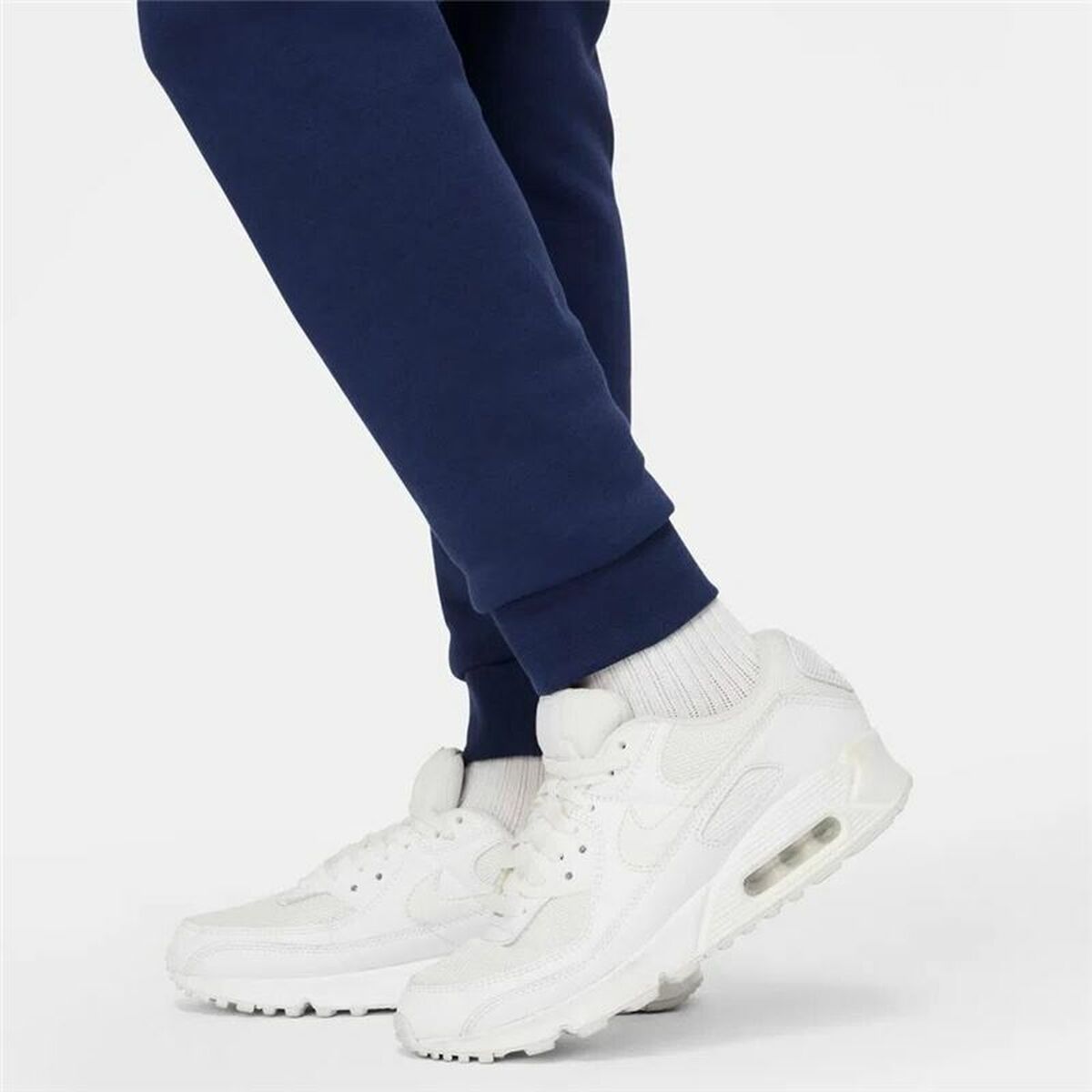 Nederdel träningsoverall för barn Nike Sportswear Club Fleece Blå Mörkblå - 4