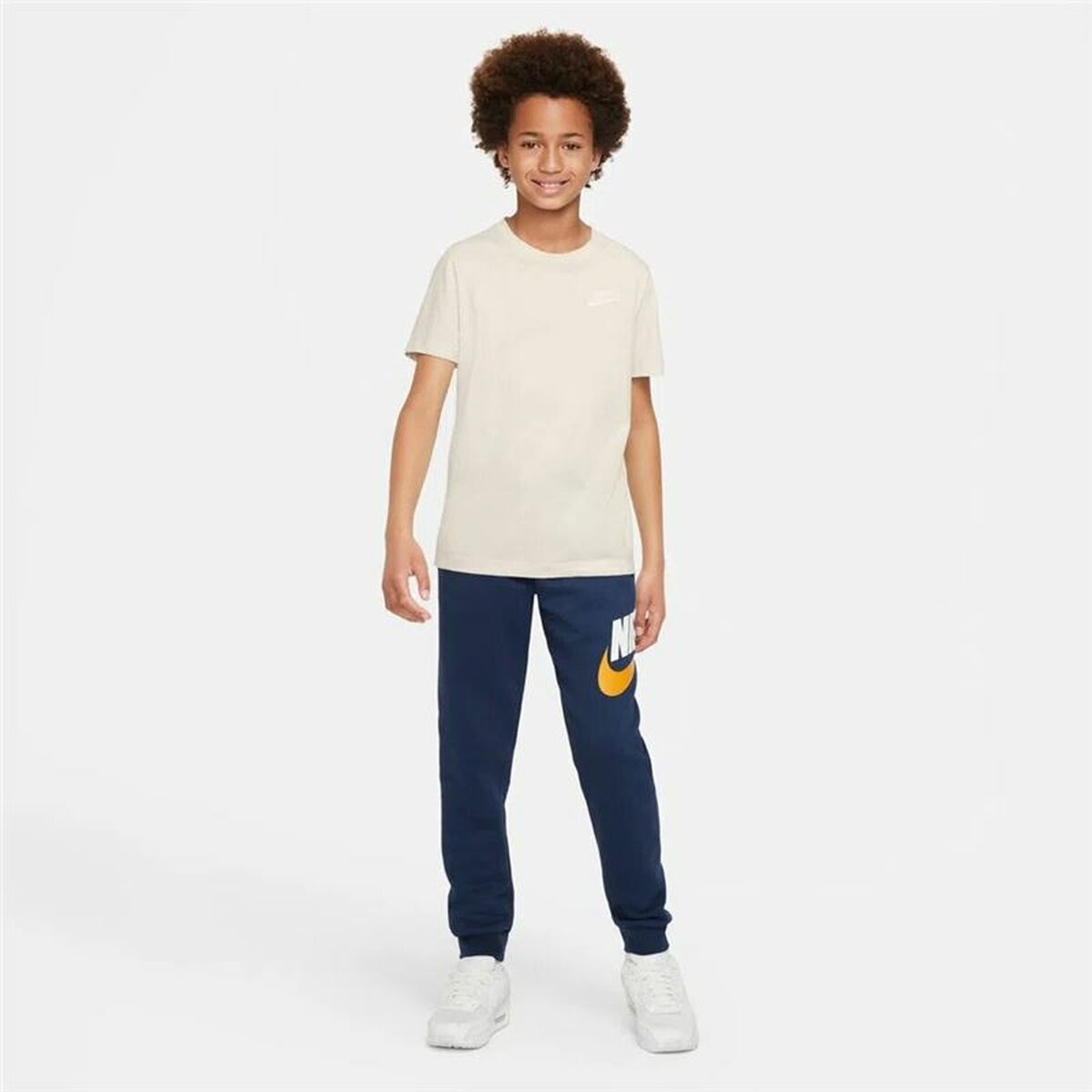 Nederdel träningsoverall för barn Nike Sportswear Club Fleece Blå Mörkblå - 5